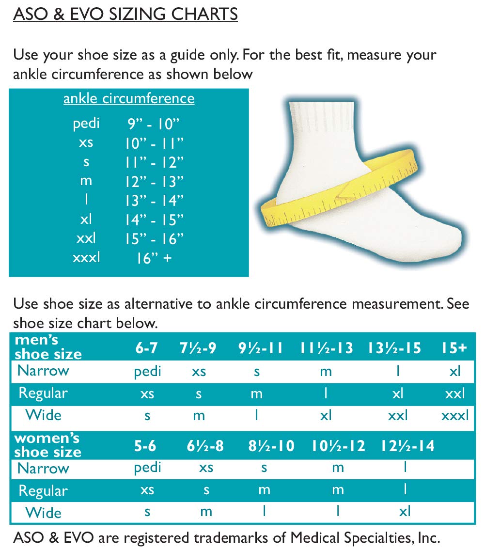 ASO Speed Lacer Ankle Stabilizer, White, Medium