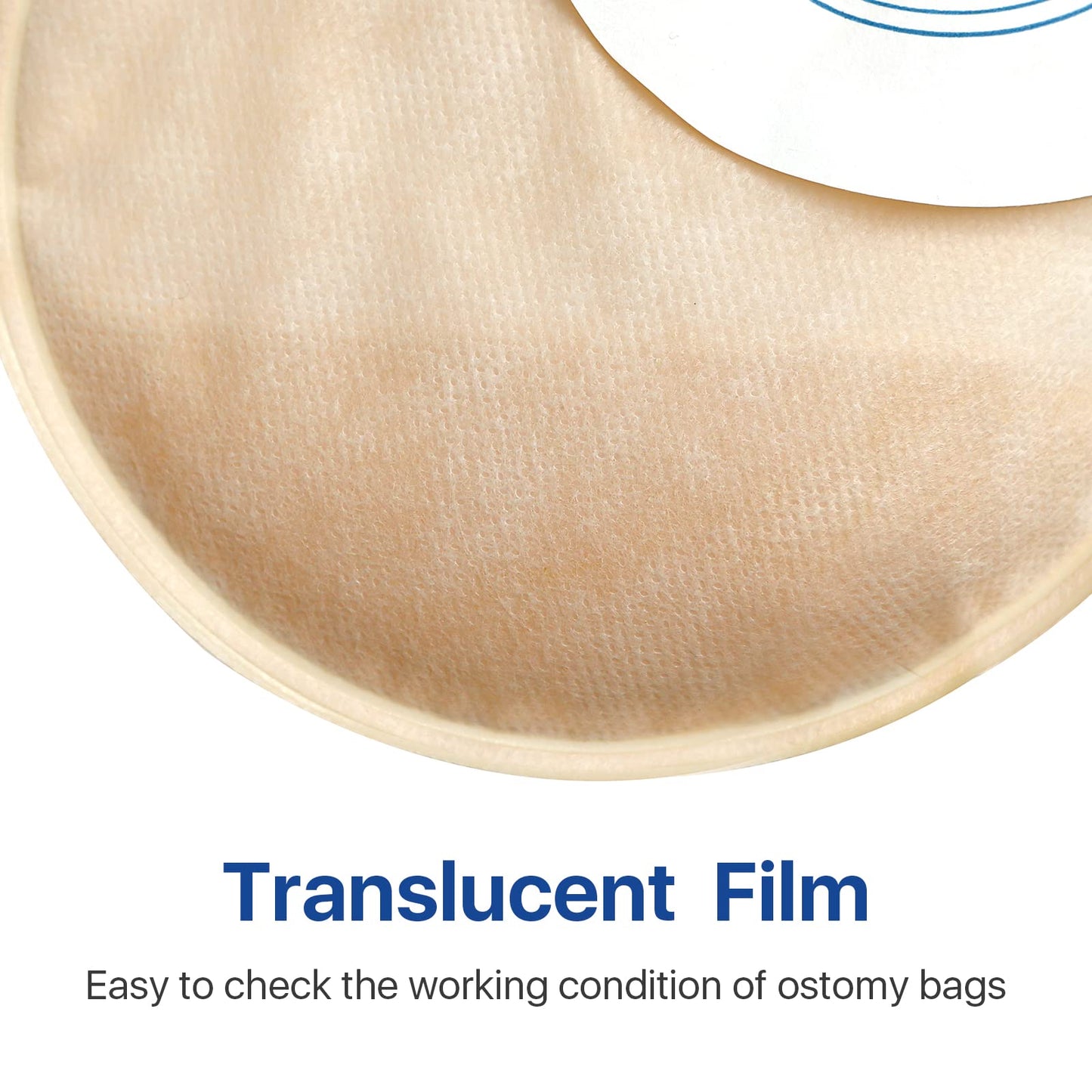 OSTUPMED 20Pcs Colostomy Bags One Piece Closed Ostomy Supplies Drainable Pouches for Ileostomy Stoma Care Cut-to-Fit 38-60MM (1 1/2" to 2 3/8")