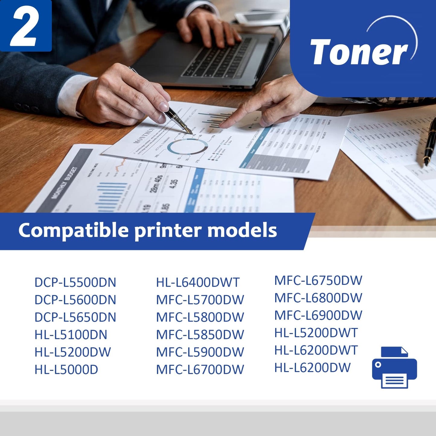 TN880 Super High Yield Toner Cartridge 1-Pack Replacement for Brother TN 880 TN-880 Toner Cartridge HL-L6200DW L6200DWT L6400DW L6400DWT MFC-L6700DW L6800DW L6900DW Printer