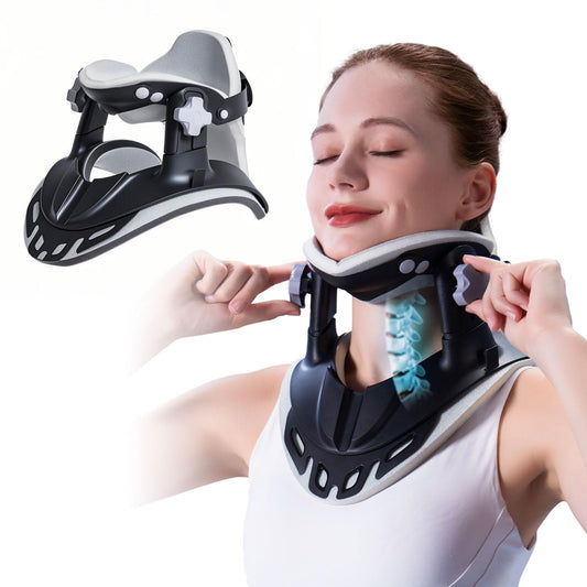 ALPHAY Neck Stretcher Cervical Traction,Neck Braces for Neck Pain and Support,Adjustable Cervical Traction Devices for Home Use,Neck Decompression Device and Revive Cervical Spine