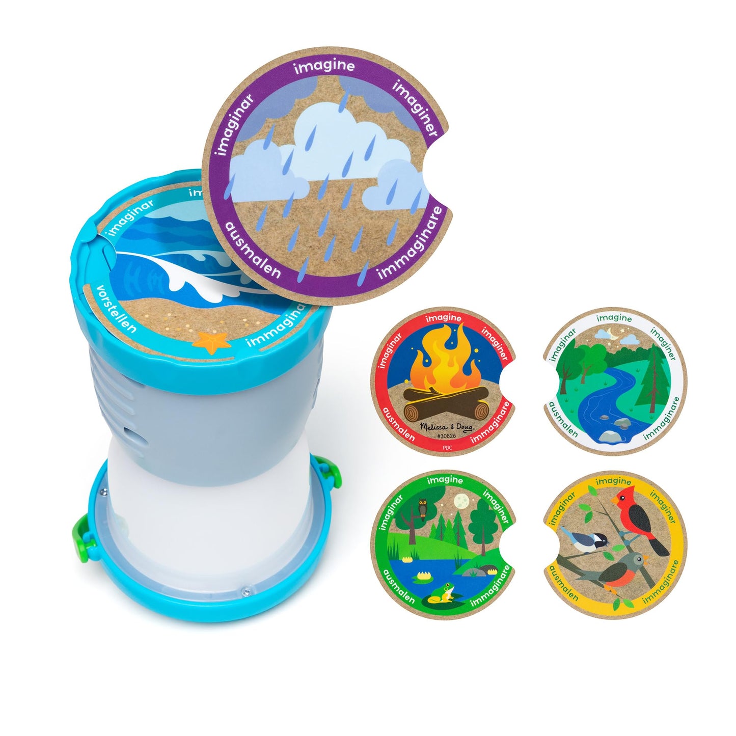 Melissa & Doug Let’s Explore™ Light & Sound Camping Lantern Play SetToddler Flashlight, Toy Lanterns for Toddlers and Kids 3+