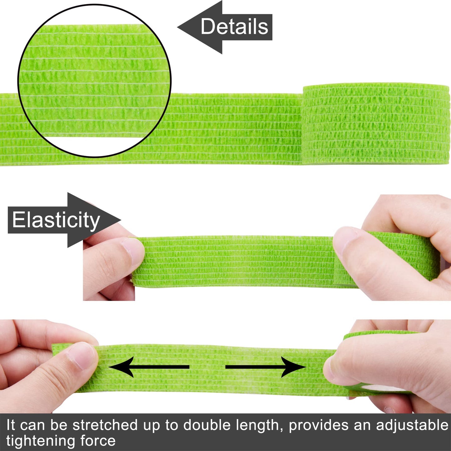 BQTQ 144 Rolls Self Adhesive Bandage Wrap 1 Inch Colorful Self Adherent Wrap Tape Sticky Bandage Athletic Wrap Self Adhesive Wrap for Sports Vet Wrist Ankle Sprains