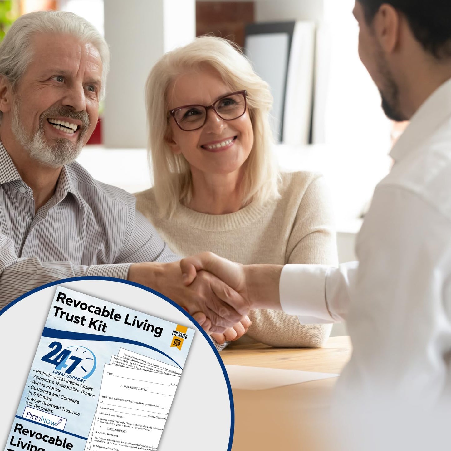 PlanNow Revocable Living Trust Kit for Individuals -Do It Yourself Revocable Trust Forms to Protect Family, Assets & Yourself - Cost-Effective with Easy Step-by-Step Instructions - Attorney-Approved