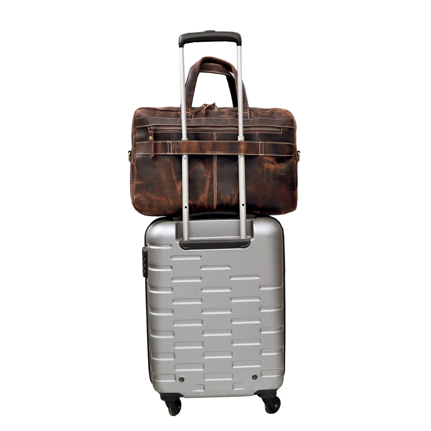Full Grain italian Leather Briefcase for Men, Top Choice Gifts, Handcrafted Laptop Bag with Multiple Compartments Bags