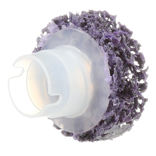 Cubitron Scotch-Brite Roloc Pro Brake Hub Cleaning Disc, XO-DR, 07546, SiC Extra Coarse, 1-1/2 in x 5/8 in