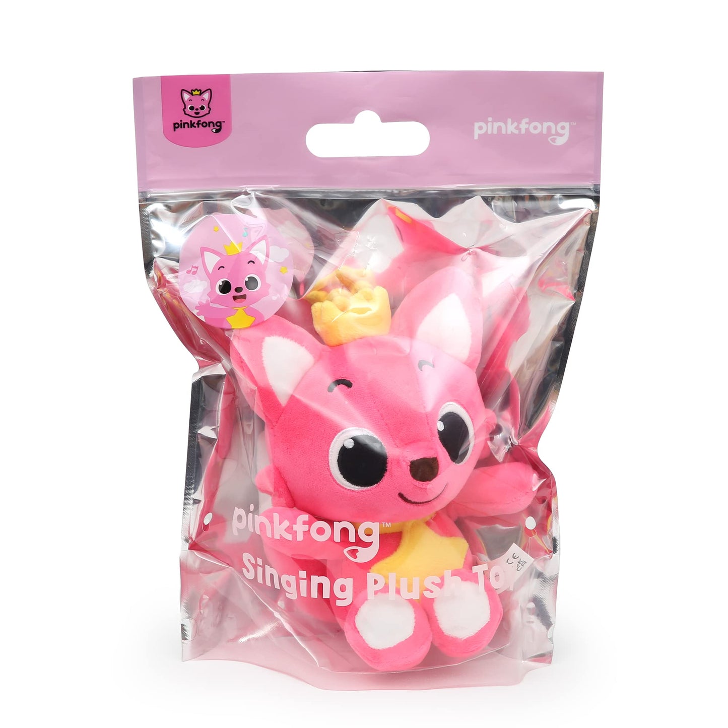Pinkfong Singing Plush Toy - Interactive Musical Stuffed Animal, Sound Feature - Toddler, Infant (12 inches - 30 cm)