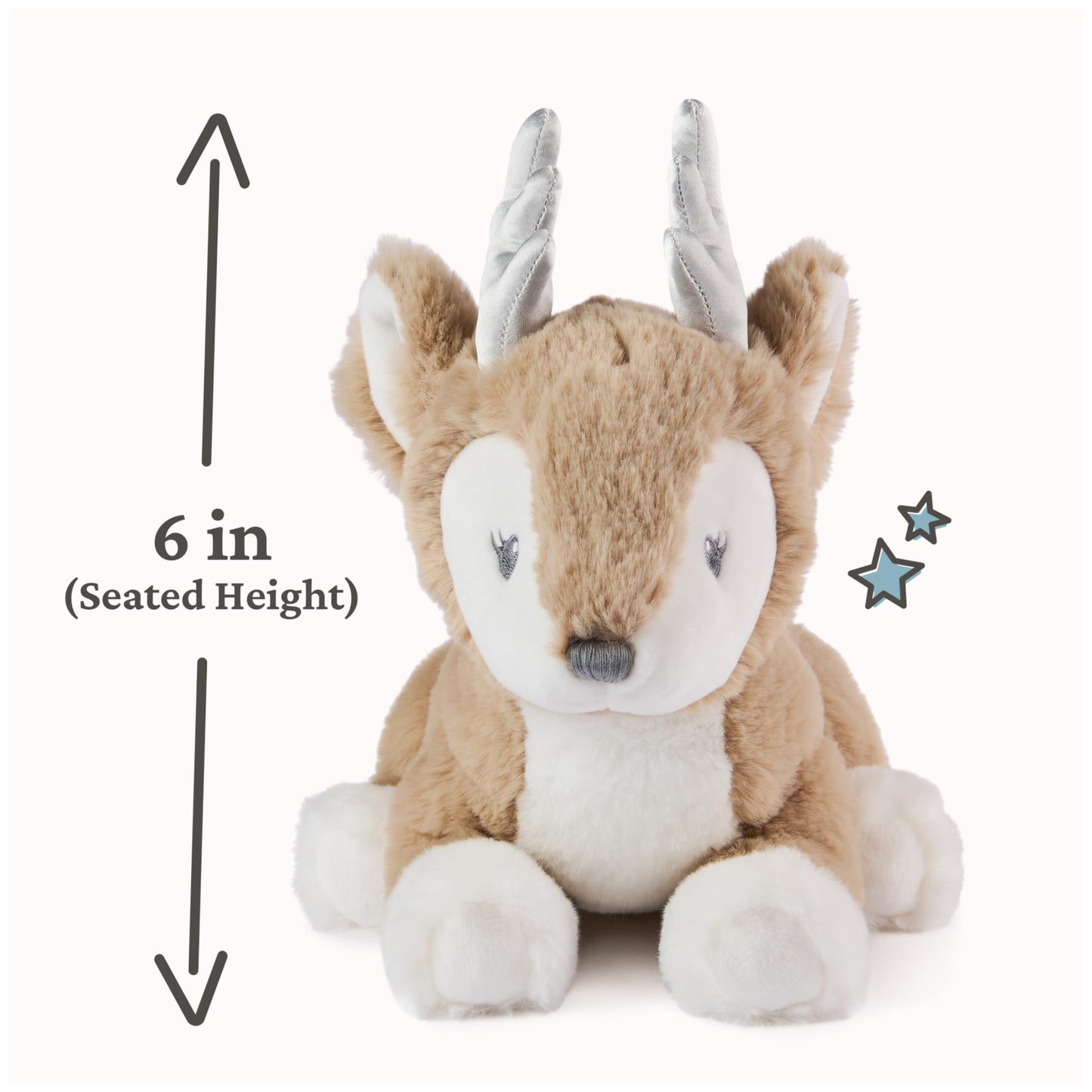 Baby GUND Maple Deer Plush, Stuffed Animal for Babies and Toddlers, Brown, 10”