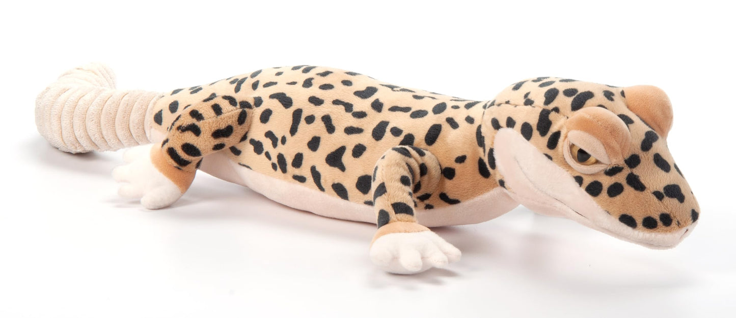 The Petting Zoo Leopard Gecko Stuffed Animal, Gifts for Kids, Wild Onez Zoo Animals, Leopard Gecko Plush Toy 12 inches
