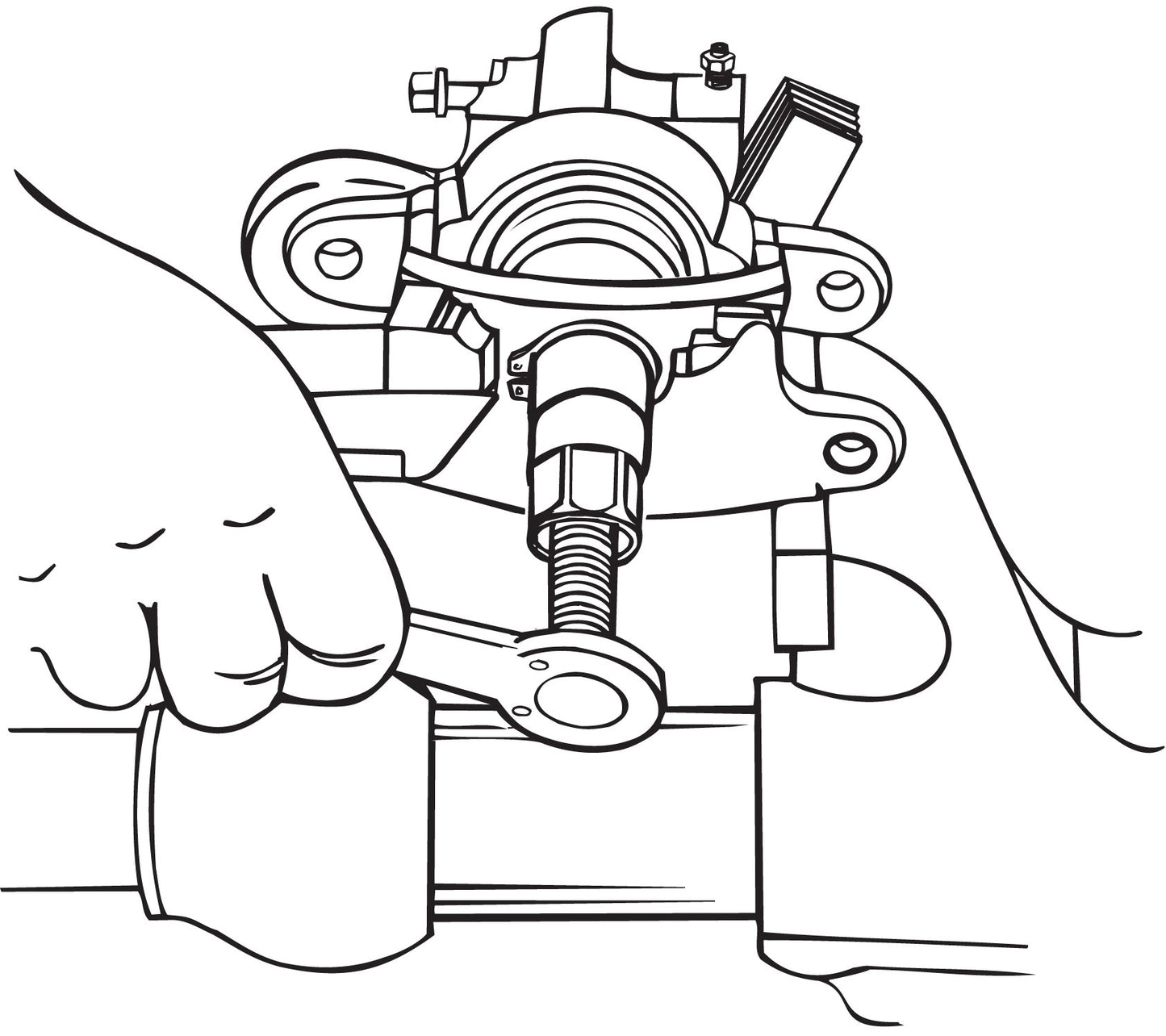 Lisle 25000 Rear Disc Brake Caliper Tool