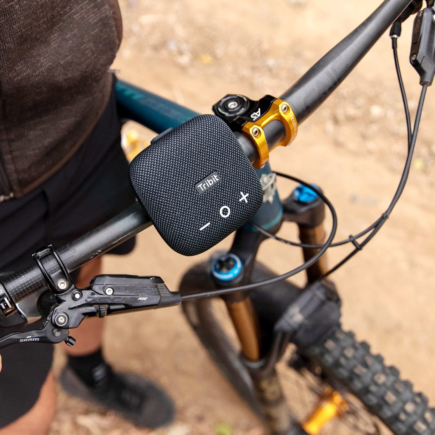 Tribit Stormbox Micro 2 Wireless Portable Speaker: 10W Loud Deep Bass Sound, IP67 Waterproof Bike Speaker with Bluetooth 5.3, 12Hrs Playtime Long Battery Powerbank for Camping Travel Hiking