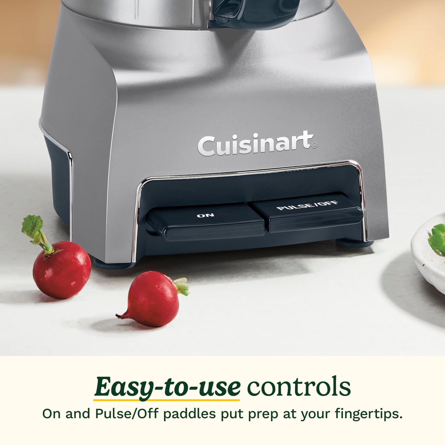 Cuisinart 5‑Cup Chop & Shred Food Processor, Compact Food Chopper, Easy‑Store Design, Silver FP-5