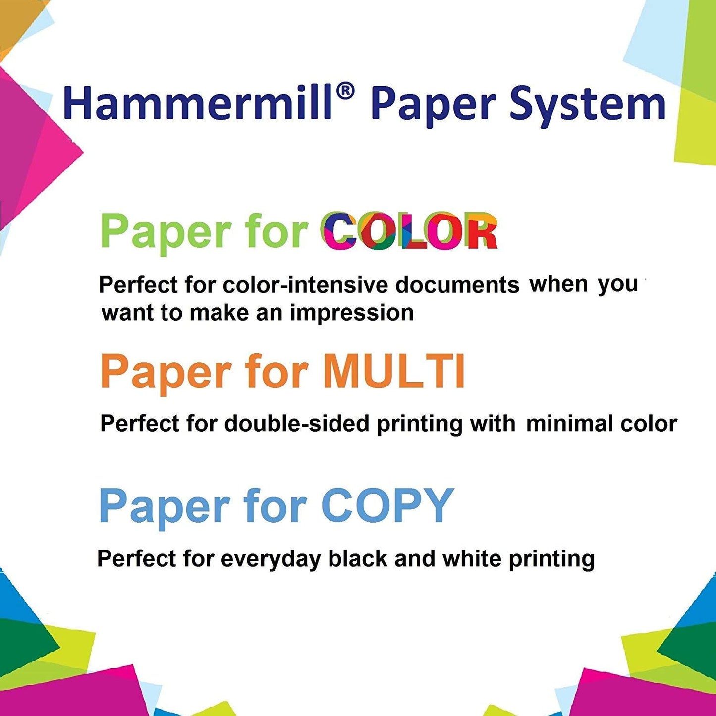 Hammermill Printer Paper, 20 lb Copy Paper, 8.5 x 11-5 Ream (2,500 Sheets) - 92 Bright, Made in the USA, 150600C