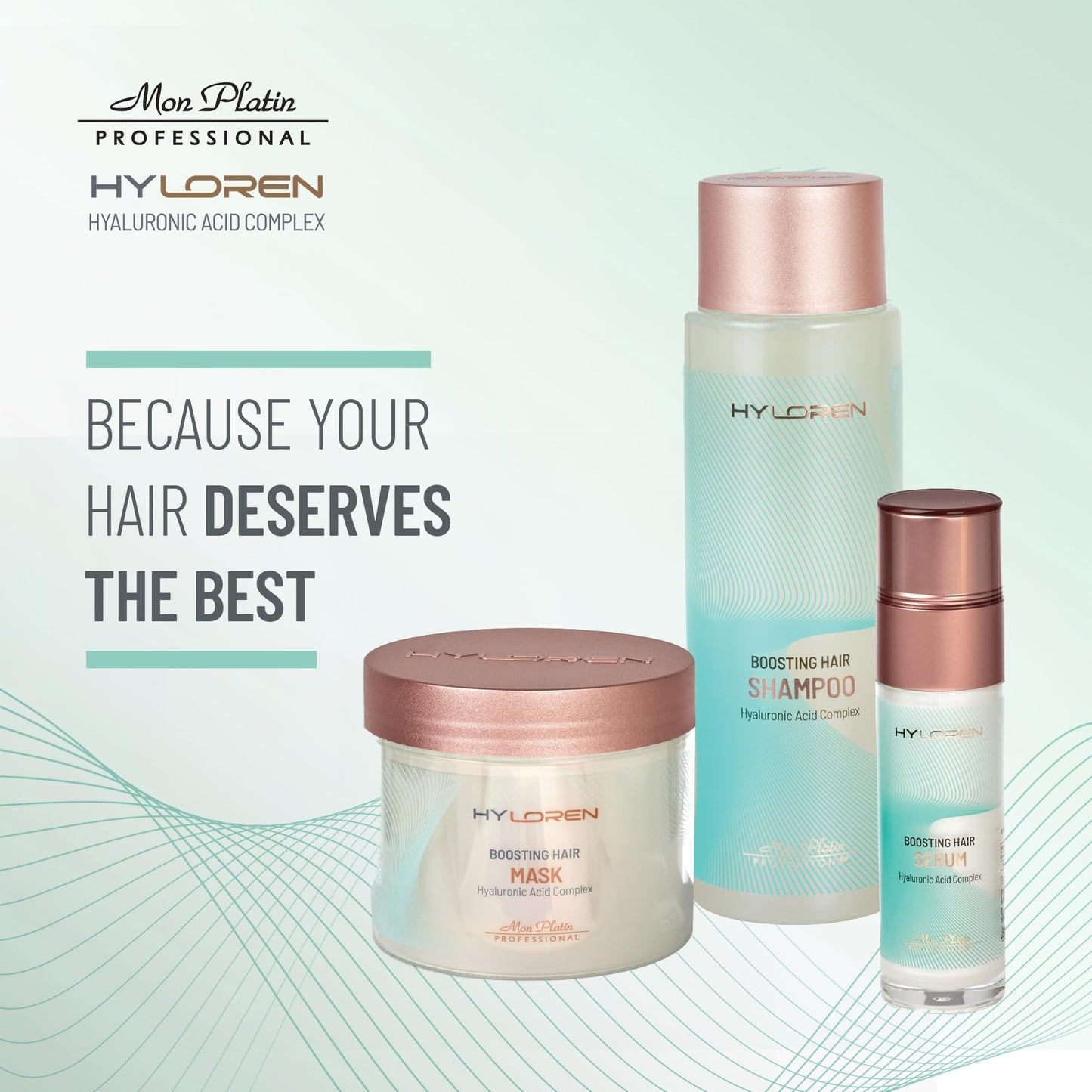 Mon Platin Professional Hair Mask for Thin, Sparse and Brittle Hair, 500ml