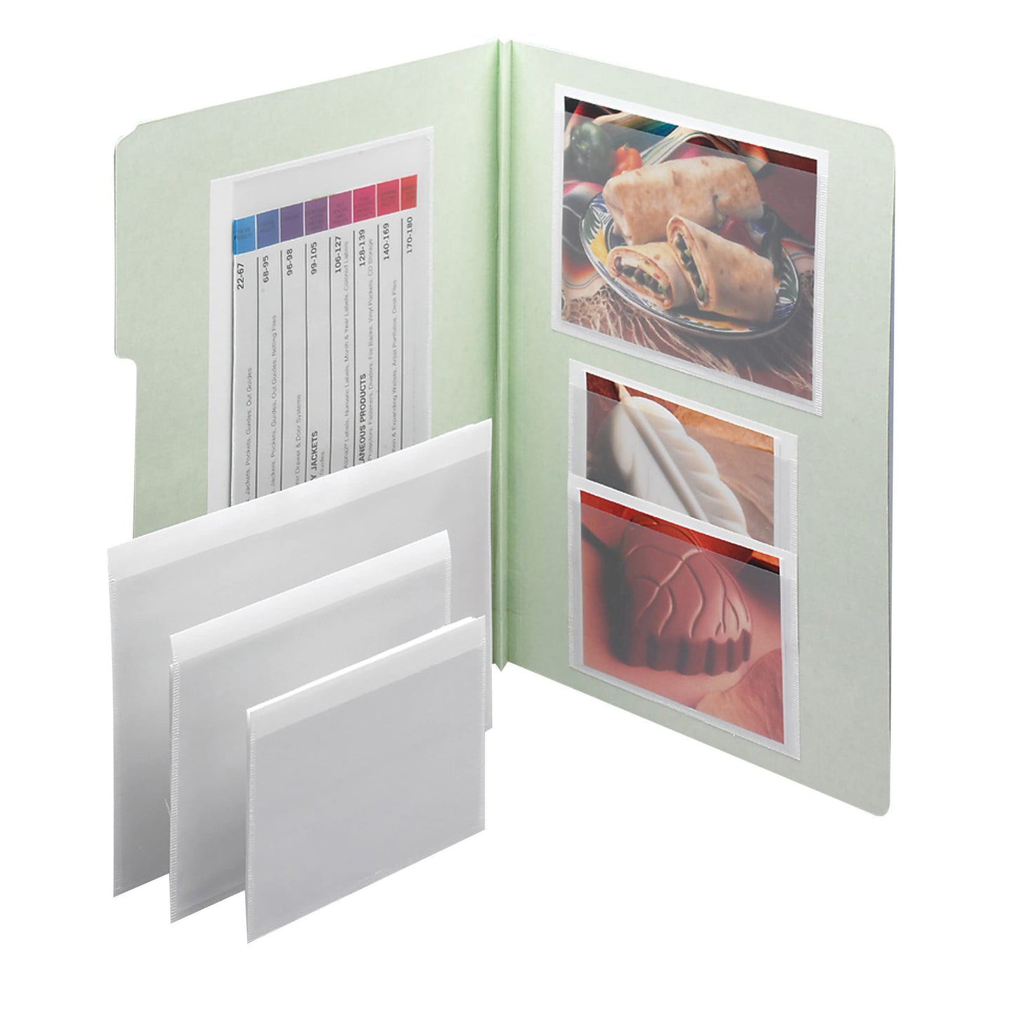 Smead Self-Adhesive Poly Pocket, 6" x 4", Standard Photo Size, Clear, 100 per Box (68164)