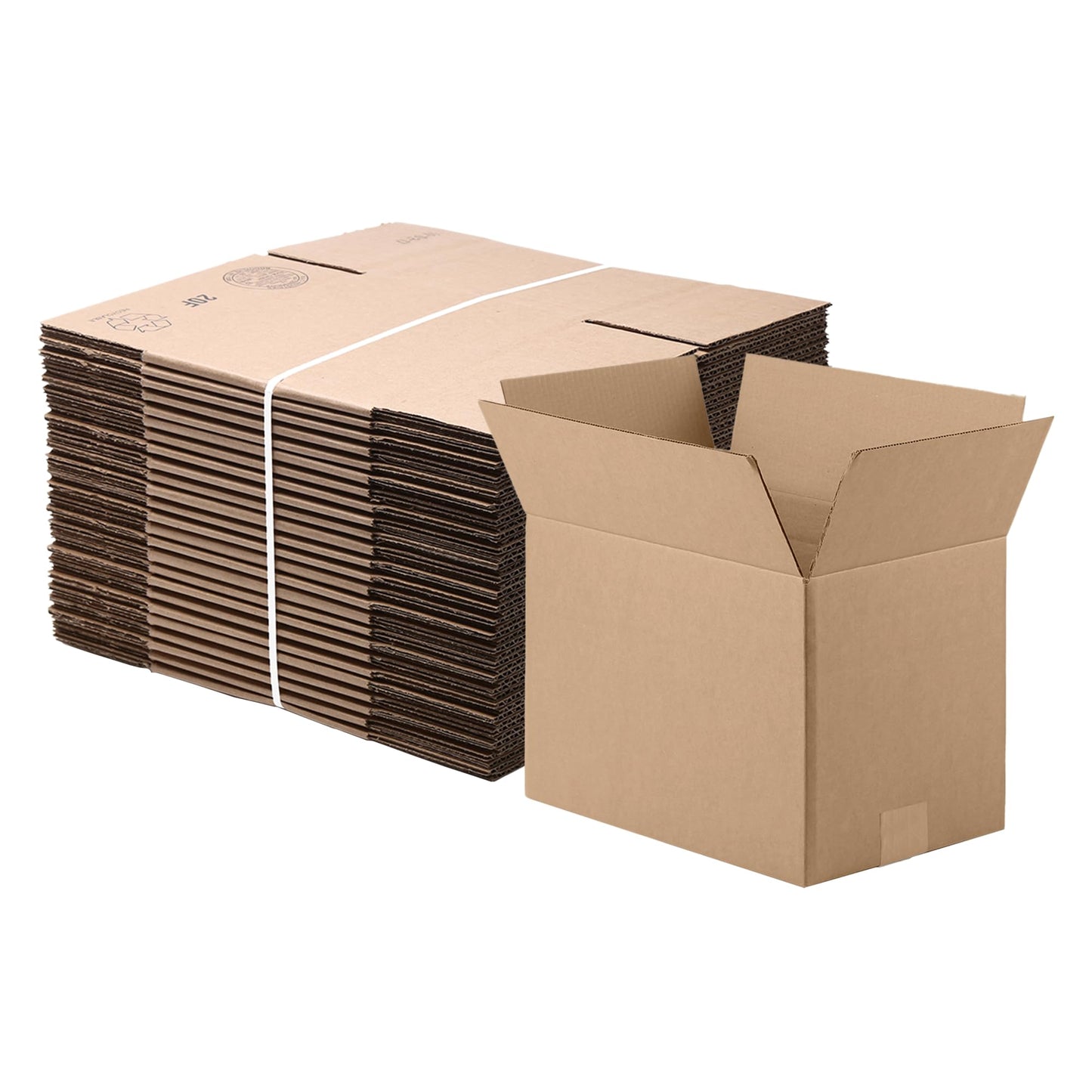 The Boxery 16"x10"x10" Brown/Kraft Corrugated Cardboard Shipping Boxes 25-Pack | Mailing, Packing, Moving & Storage for Business/Home – Durable - Eco-Friendly, Recyclable - Made in the USA