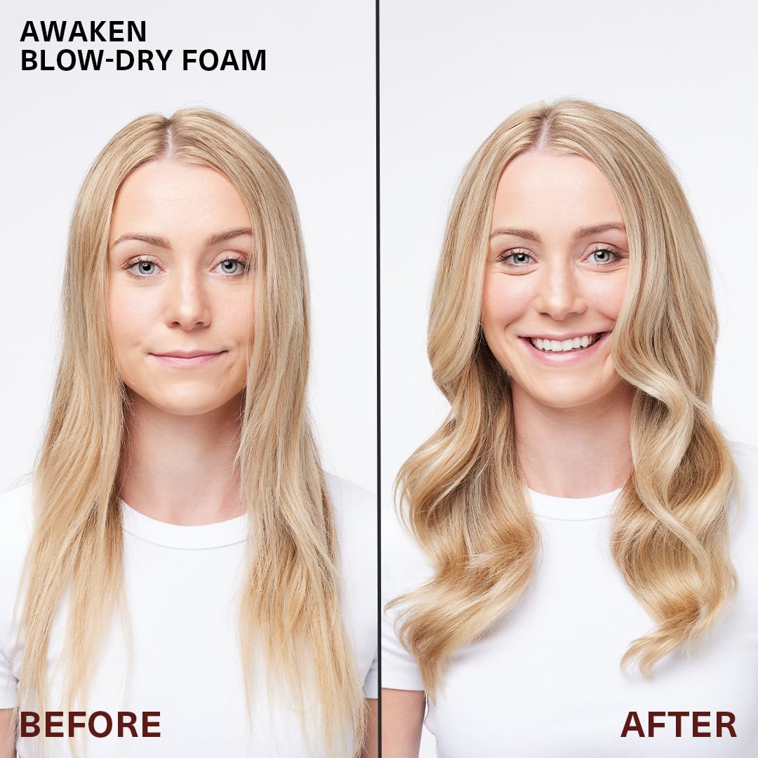 SURFACE Hair Awaken Thickening Blow Dry Foam, Protect, Strengthen Fine & Fragile Hair, 5 Fl. Oz.