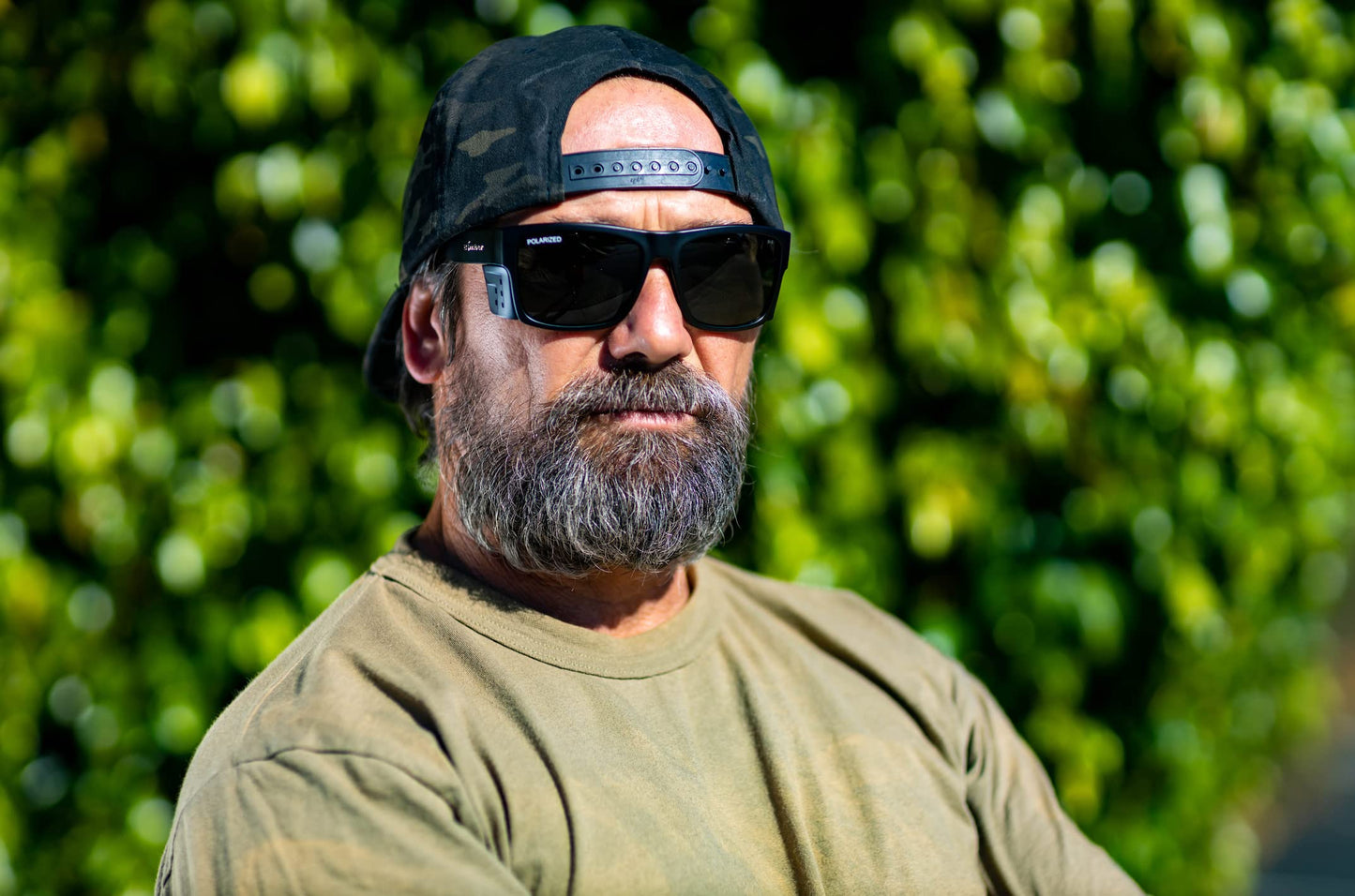 BOMBER Safety Glasses fits Men Women, Polarized Smoked Lens, Matte Black Frame with Non slip Foam Lining, Removable Side Shields included, z87 Compliant - CL111