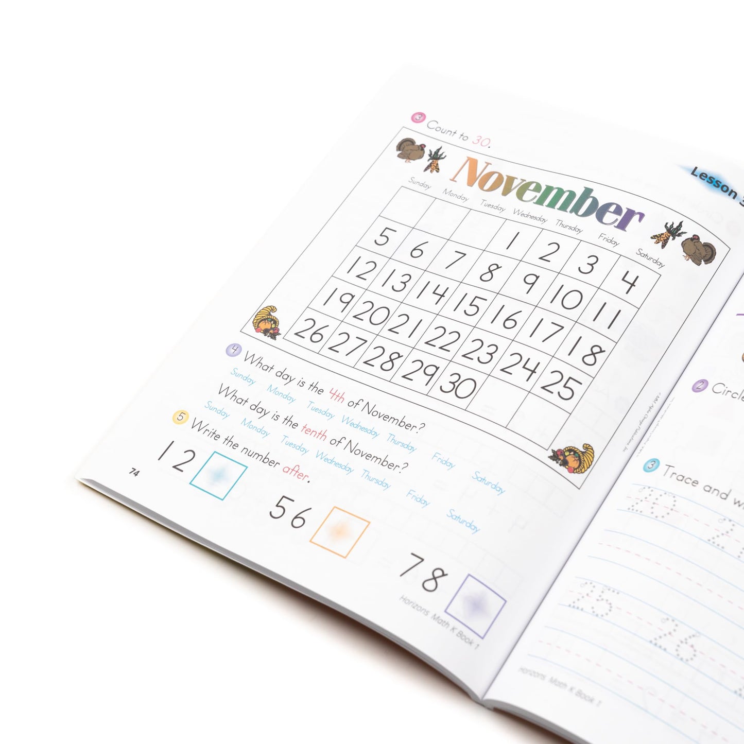 Horizons Kindergarten Math Student Books 1 & 2
