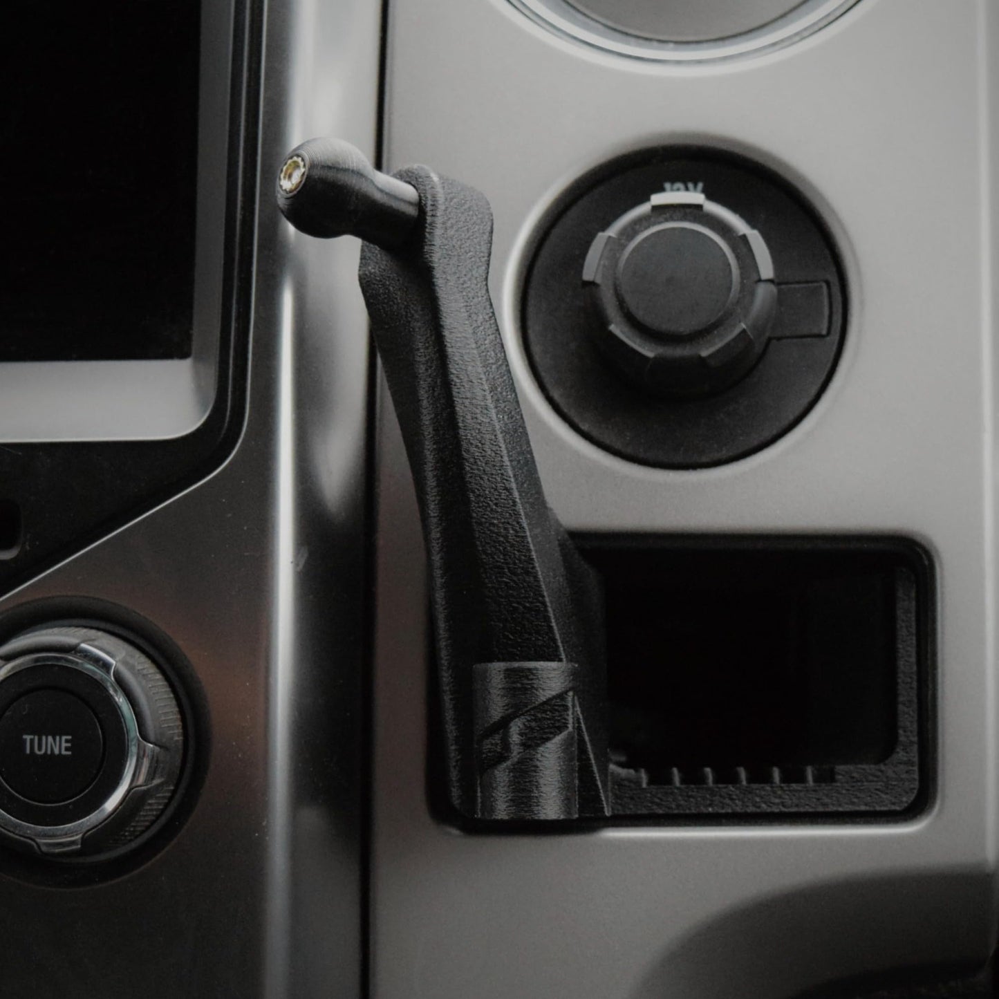 Phone Holder for Ford F-150 2009-2014, Lincoln Mark LT 2010-1014 - Custom Fit in Dash Pocket Phone Mount
