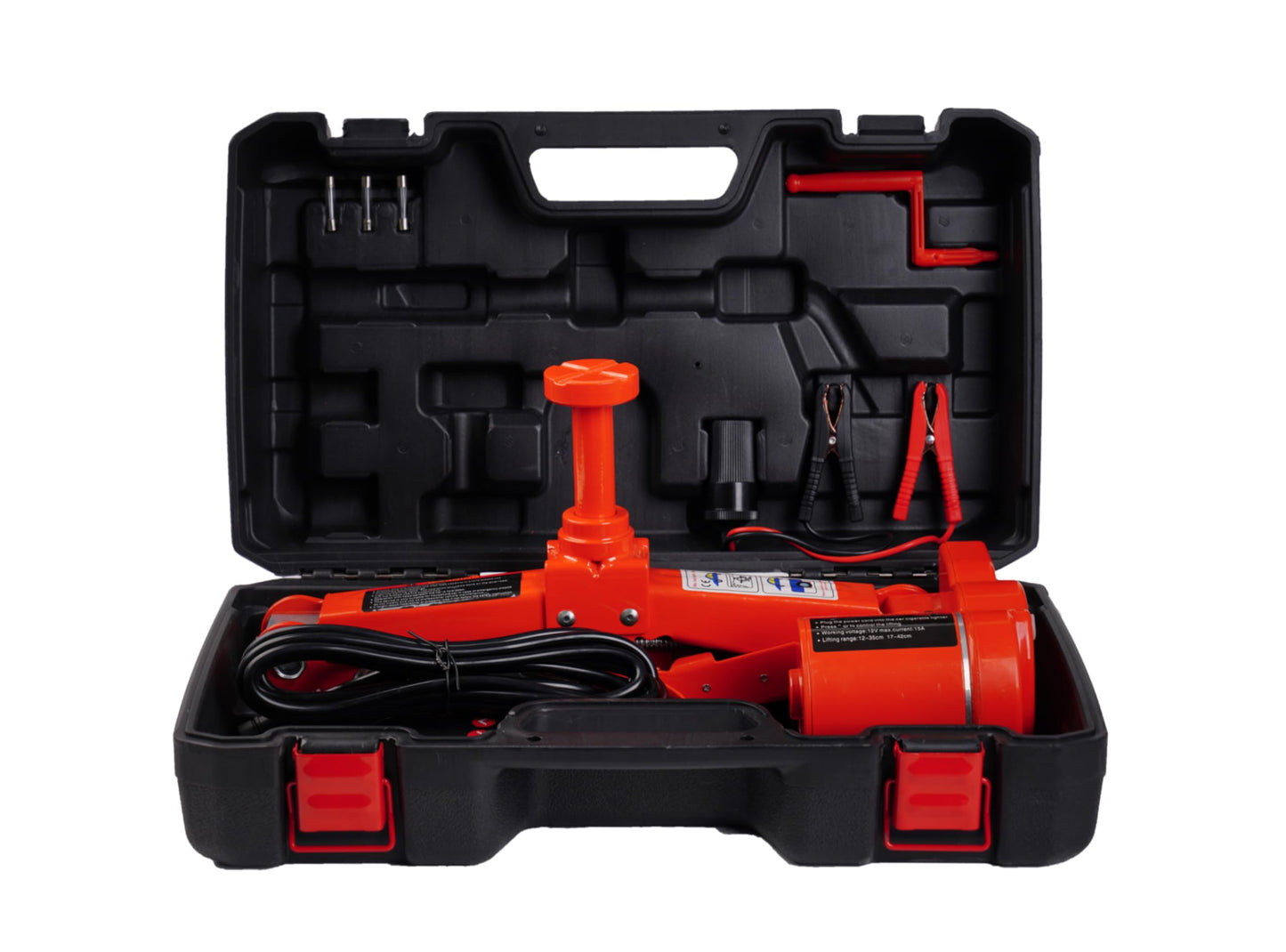 STANDTALL Electric Car Jack 3T Scissor Floor Jack Set 12V Automatic Vehicle Lift Kit for Road Emergency Tire Change Car Repair Tool for Sedans and SUV