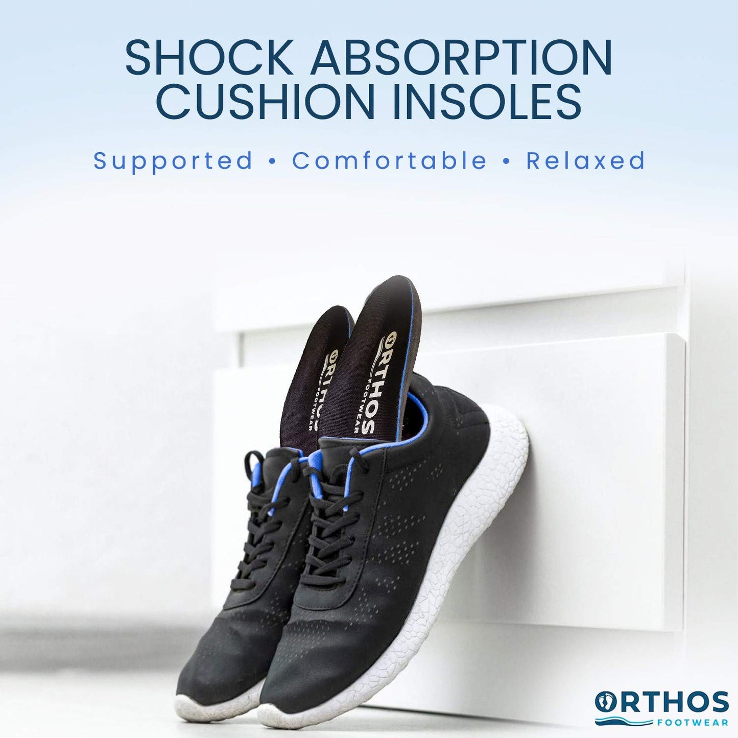 ORTHOS Footwear Shearling Orthotic Insoles - Inserts W/Arc Size: B - Womens 6 / Mens 5
