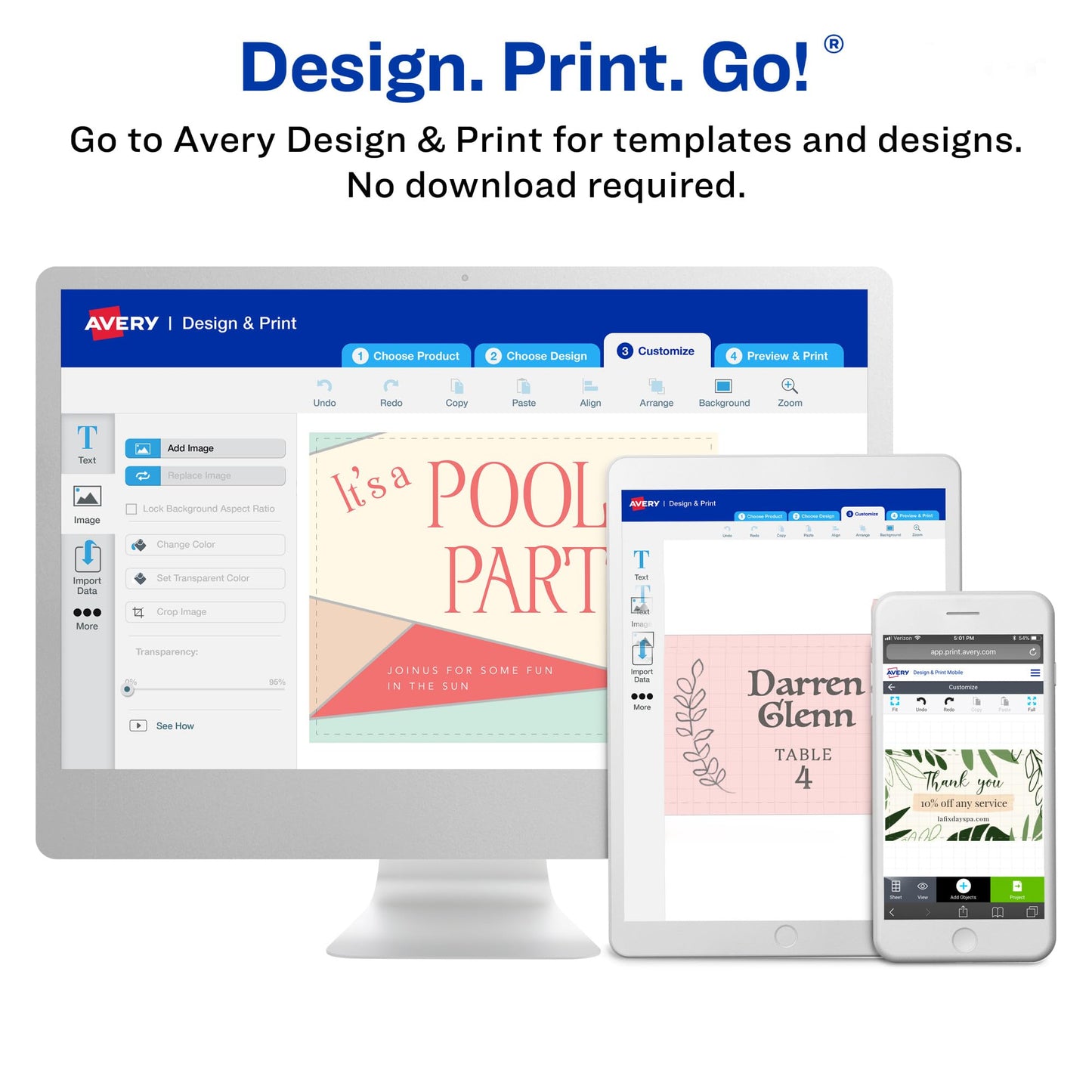 Avery Clean Edge Printable Business Cards, Sure Feed Technology, 2" x 3.5", White, 1,000 Blank Cards for Laser Printers (5874)