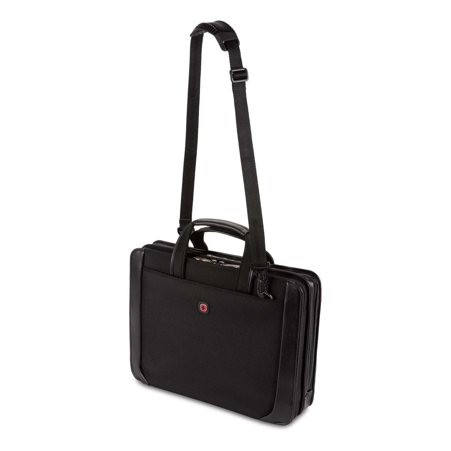 Wenger Luggage Proxy Zippered Laptop Presentation Padfolio, Black, 14-inch (601675)