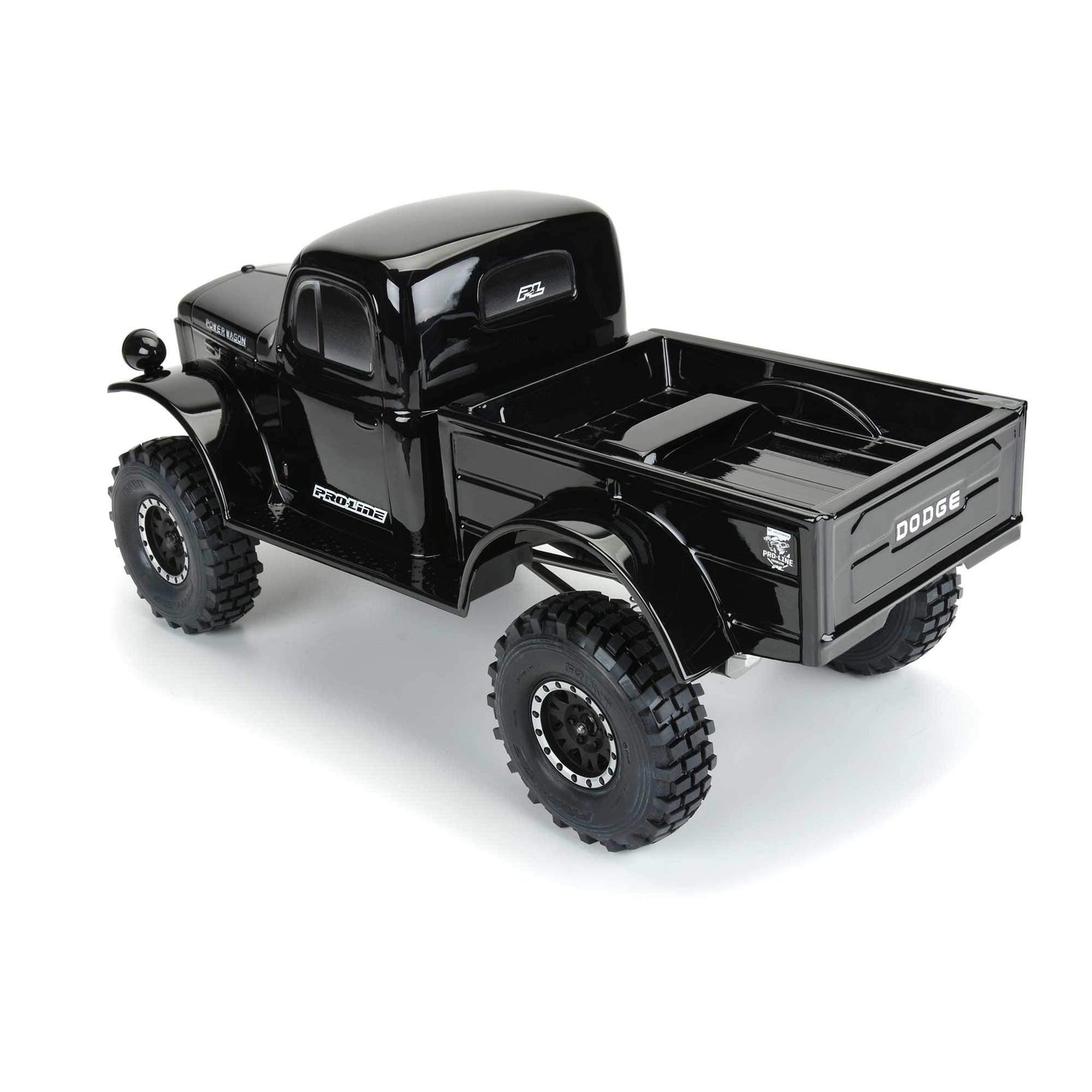 Pro-line Racing 1946 Dodge Power Wagon Black 12.3 WB Crawlers PRO349918 Car/Truck Bodies Wings & Decals