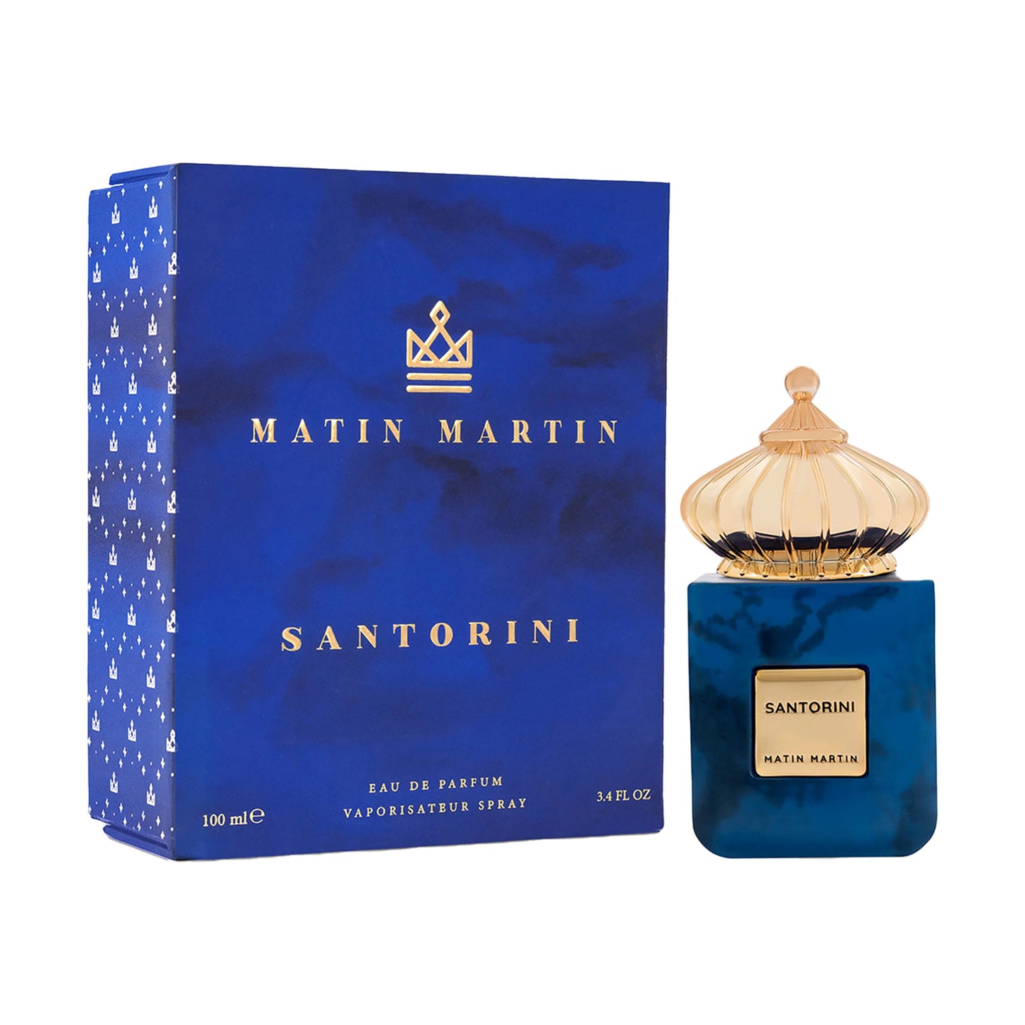 Matin Martin Santorini - Spicy Woody Fragrance For Women and Men - Citrus and Floral Perfume for Men - Arabian Perfume for Women - Unisex - 3.4 oz