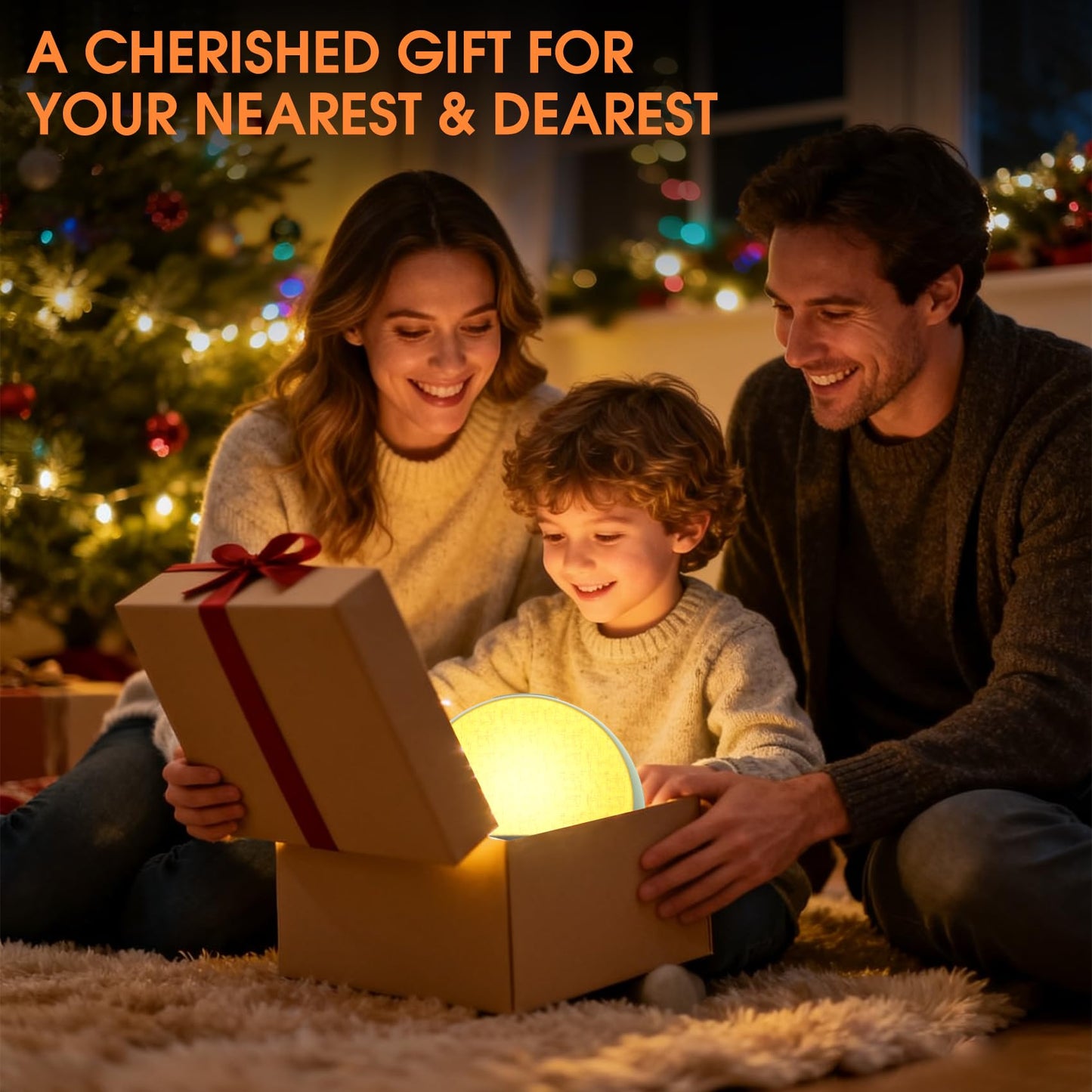 Sunrise Alarm Clock, White Noise Sound Machine with 30 Soothing Sounds, Dimmable Night Light, Natural Sunlight Lamp Gentle Wake Up Light for Bedrooms, Kids, Heavy Sleepers Adults, Baby, Ideal for Gift