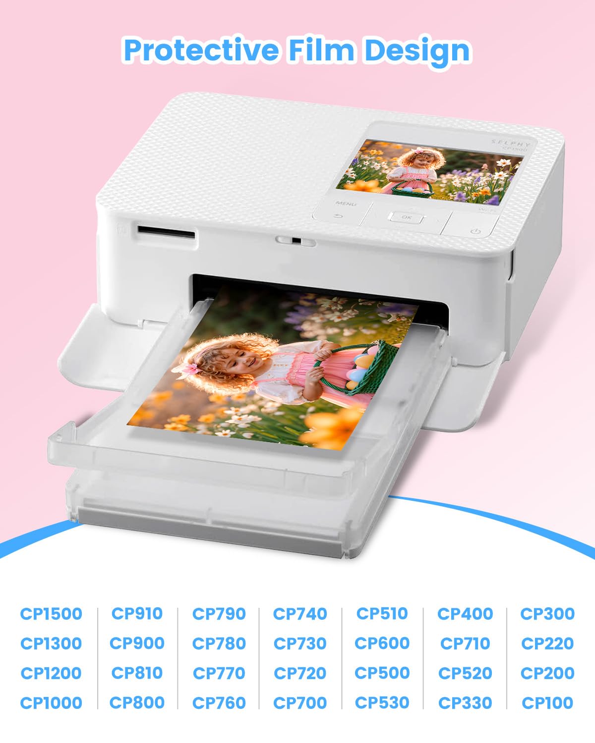 KP-108IN Color Ink and Paper Set Compatible with Canon Selphy CP1500 CP1300