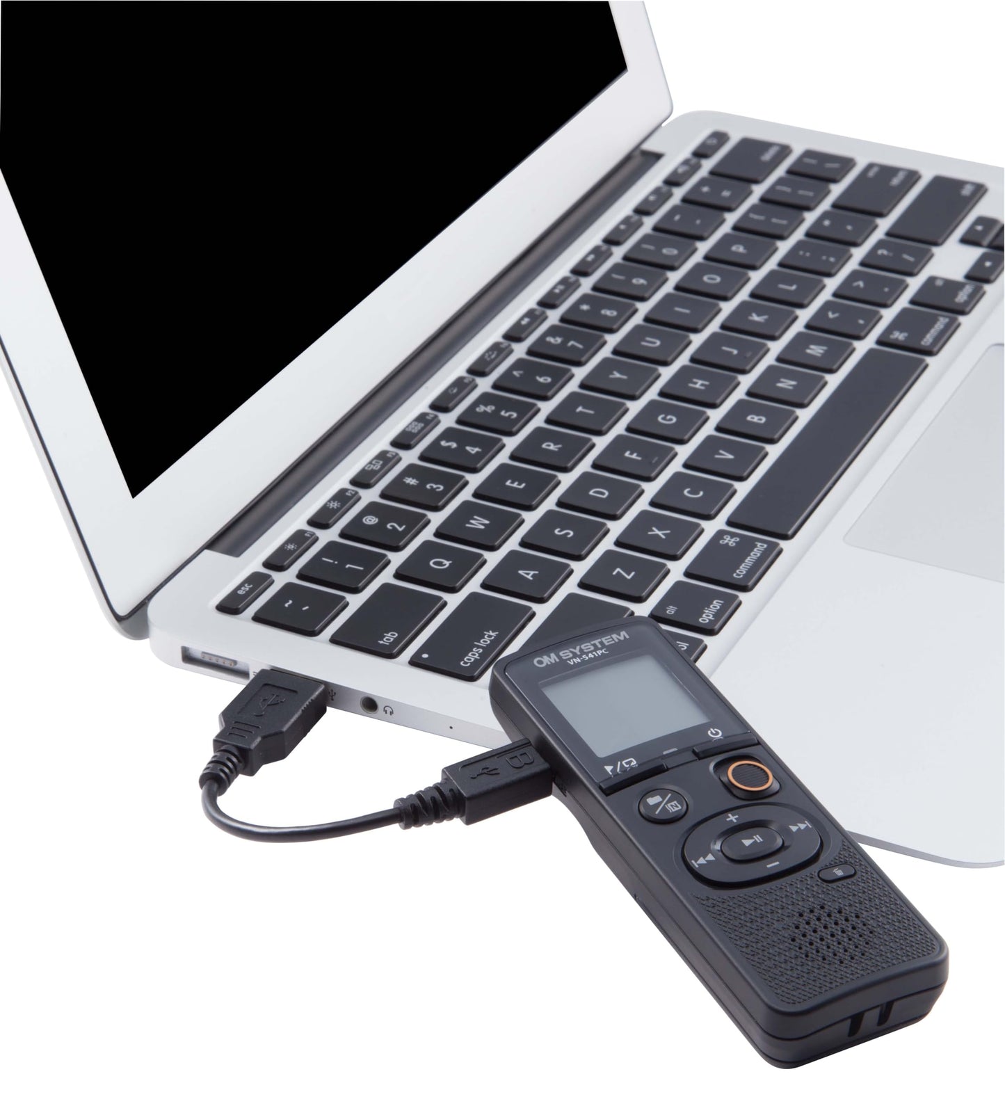 OM SYSTEM Olympus VN-541PC Digital Voice Recorder with one-Touch Recording, Noise-Cancellation Function, 4GB Memory, Four Scenes Recording, Includes a Micro-USB Cable.