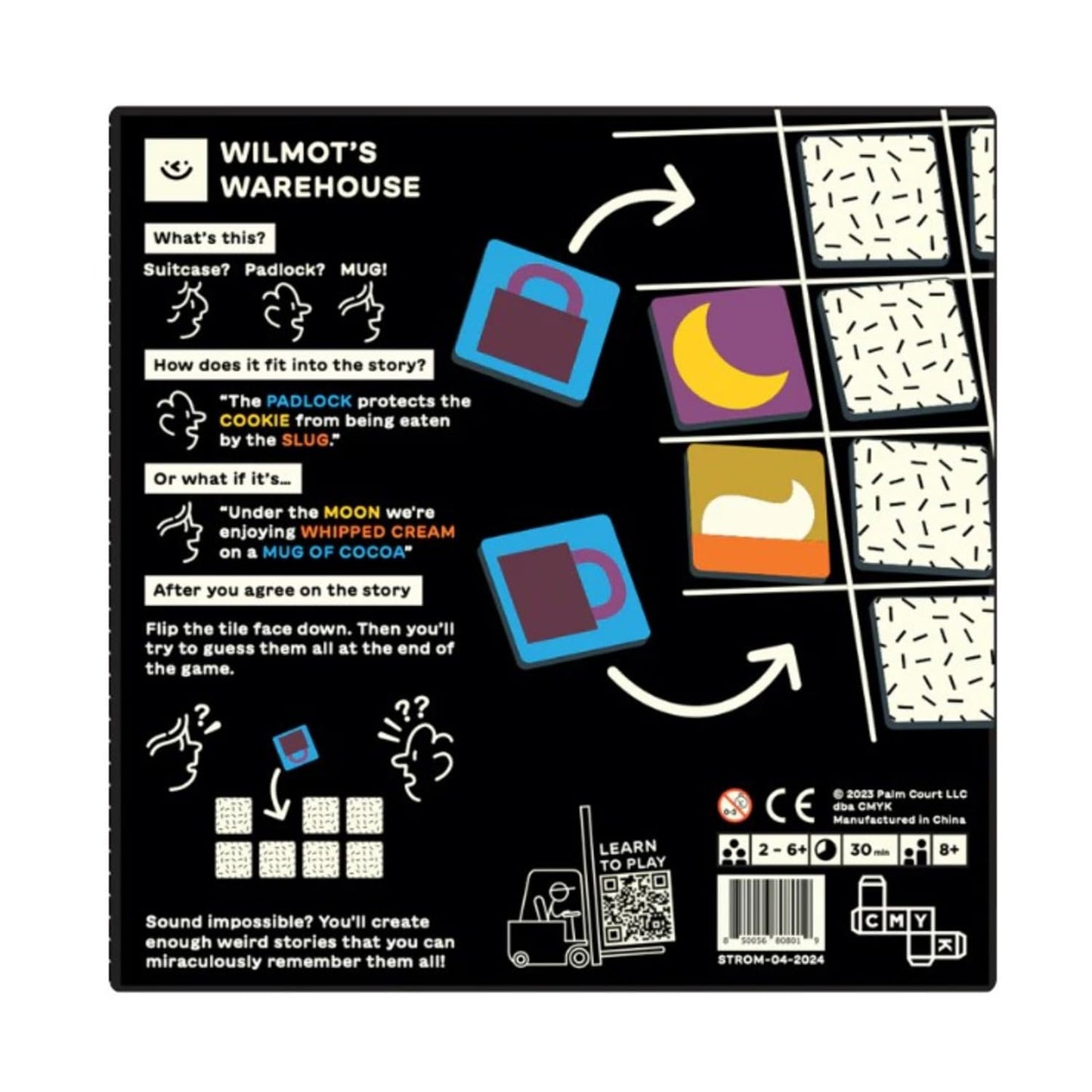 CMYK | Wilmotʼs Warehouse - Create Stories to Remember