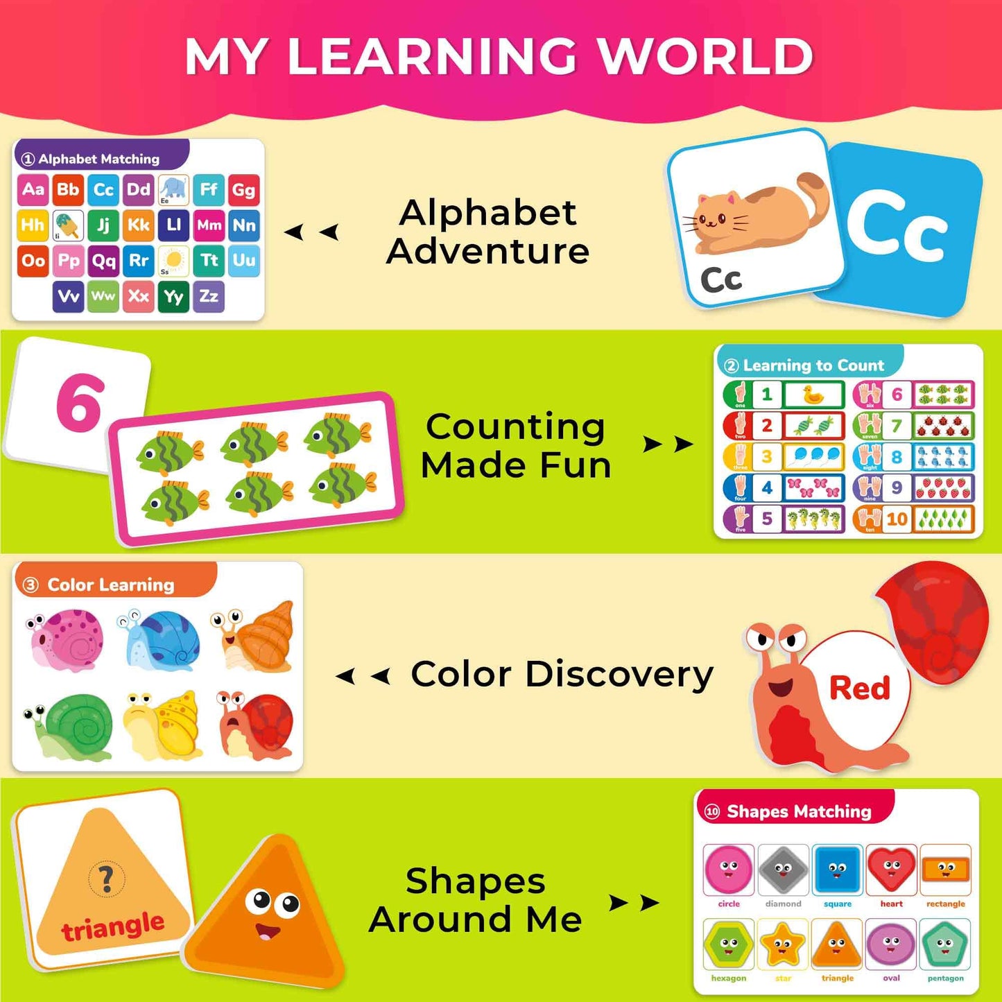Quokka Montessori Busy Book for Toddlers 1-3 - Pre K Kids Learning Activities for Homeschooling - My Preschool Busy Book for Ages 3-5 - 15 Kids Educational Activities 2-4 Years