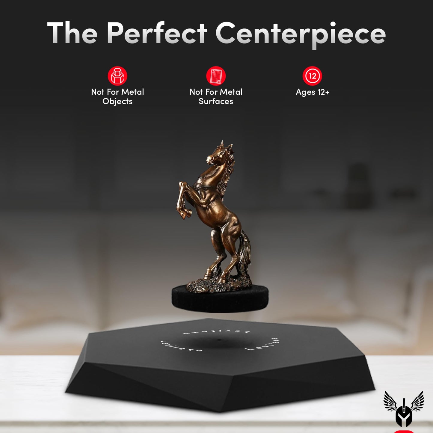 Levitexa Nimbus Levitating Display - Floating Display, Levitating Display Stand, Levitating Decor, Magnetic Display, Magnetic Levitation for Figures and Toys