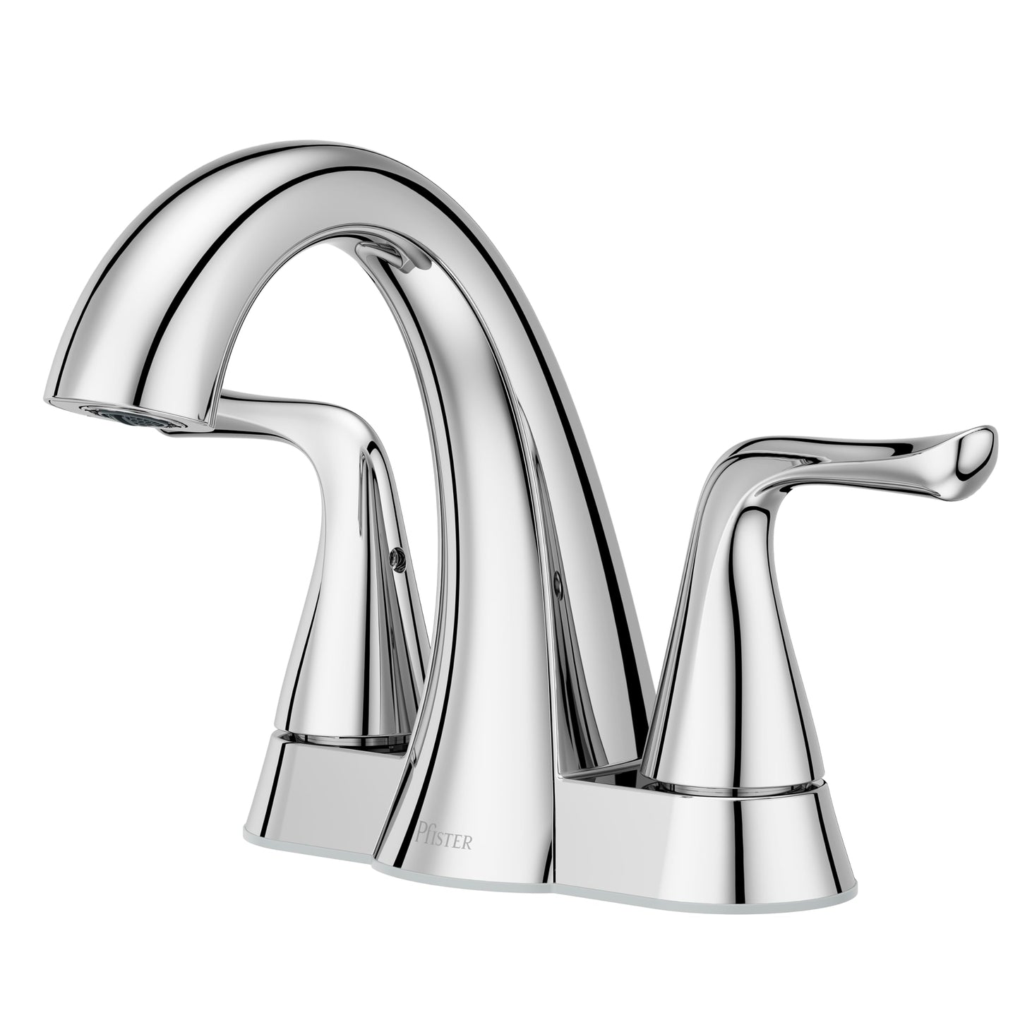 Pfister Willa Bathroom Sink Faucet, 4-Inch Centerset, 2-Handle, 3-Hole, Polished Chrome Finish, LF048MALCC