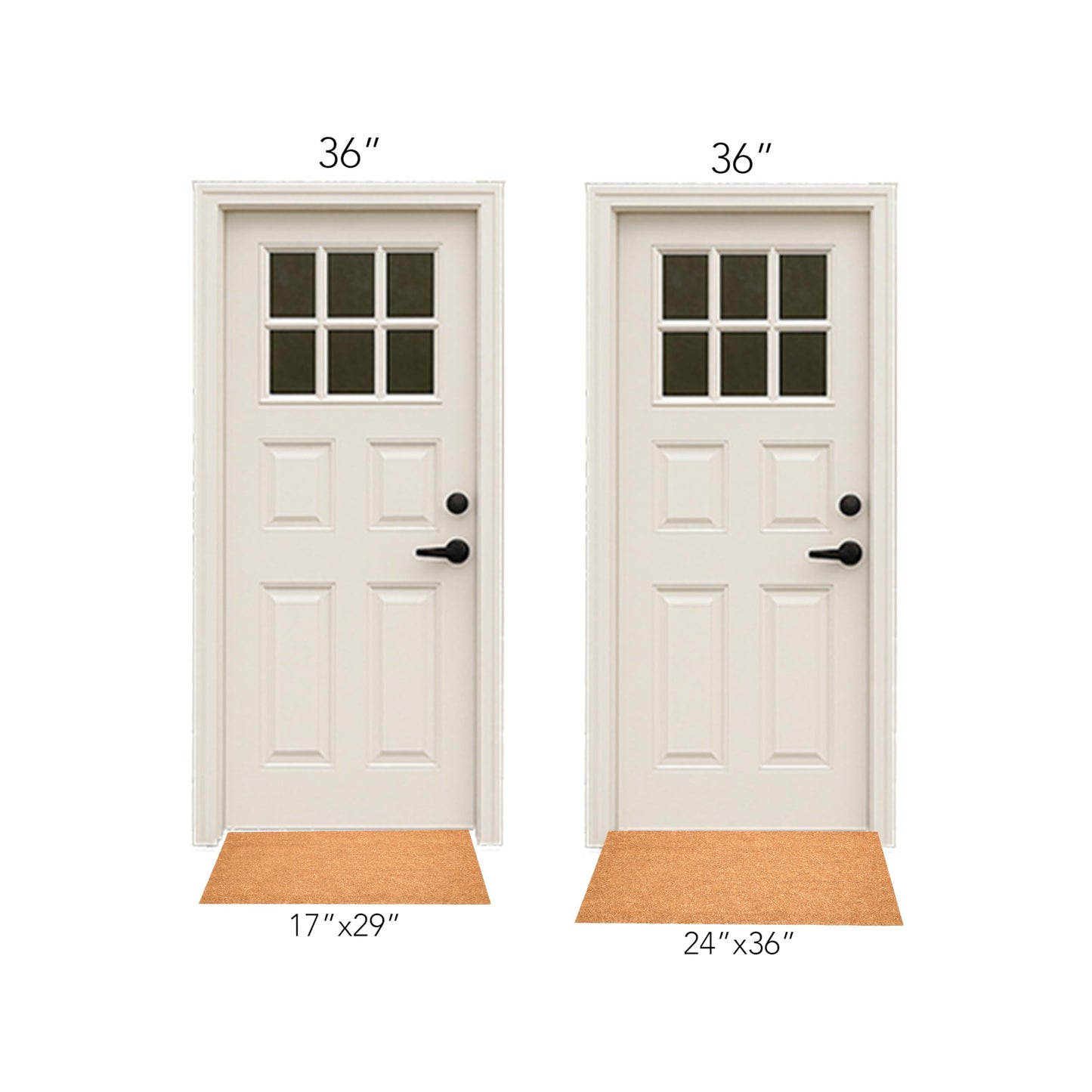 Calloway Mills Patriotic Hearts Doormats (24" x 36")