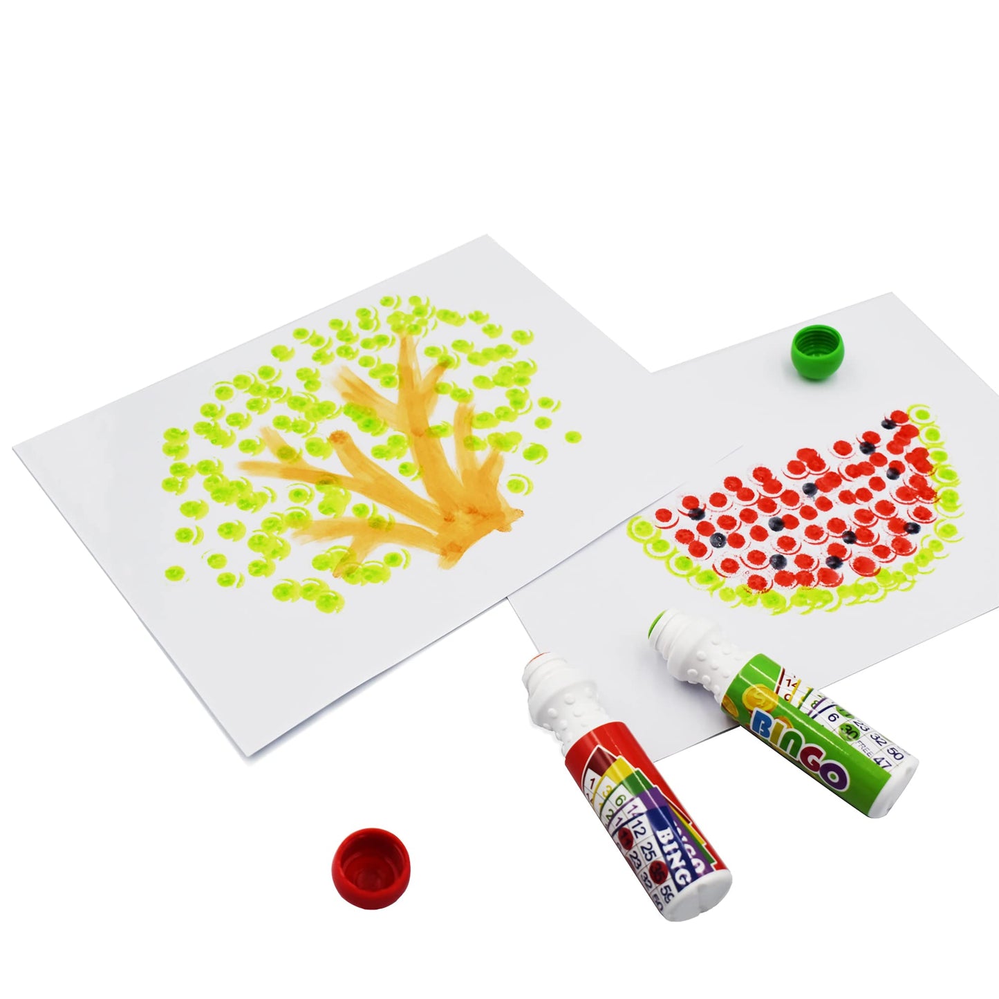Yuanhe Bingo Daubers Dot Markers - Mixed Colors Set of 36 Pack-12Colors
