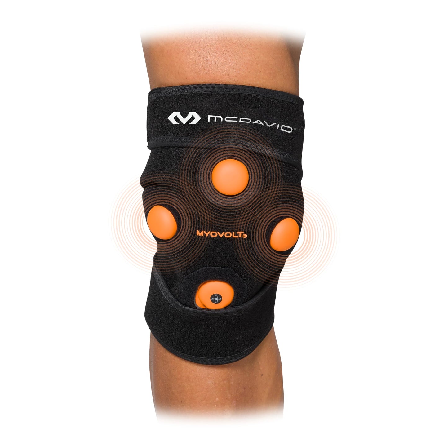 McDavid Myovolt Vibration Compression Leg/Knee/Calf/Thigh Wrap, Helps Reduce Pain, Soreness & Aid Muscle Recovery, Delivers Targeted Deep Tissue Treatment