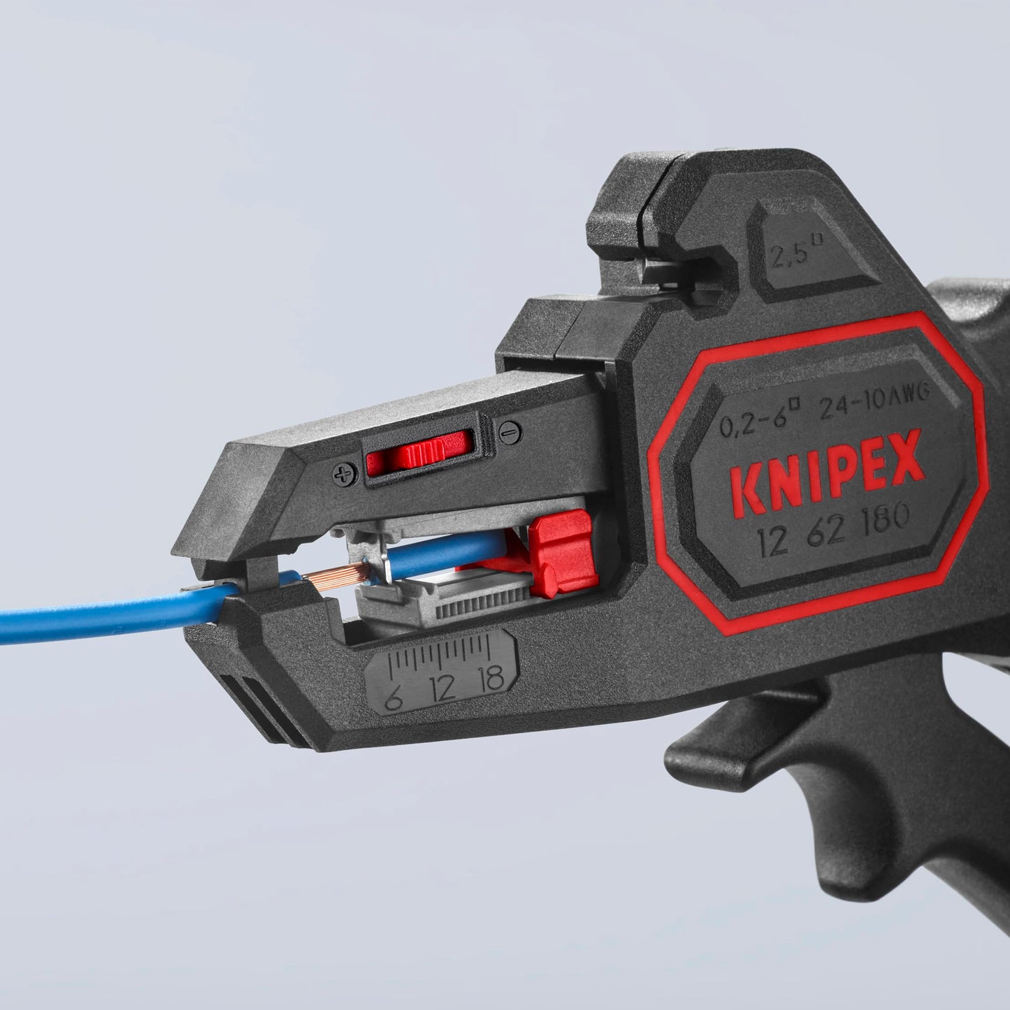 KNIPEX Automatic Wire Stripper 10-24 AWG, 7.25