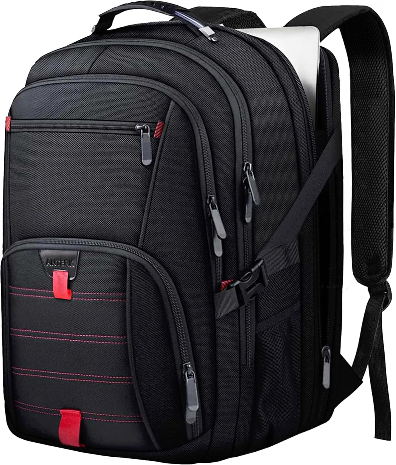 ANTERK Extra Large Backpack, 18.4 Inch Travel Laptop Backpacks for Men Women, 55L Anti Theft Water Resistant College Bussiness TSA Airline Approved Work Computer Backpack, Black