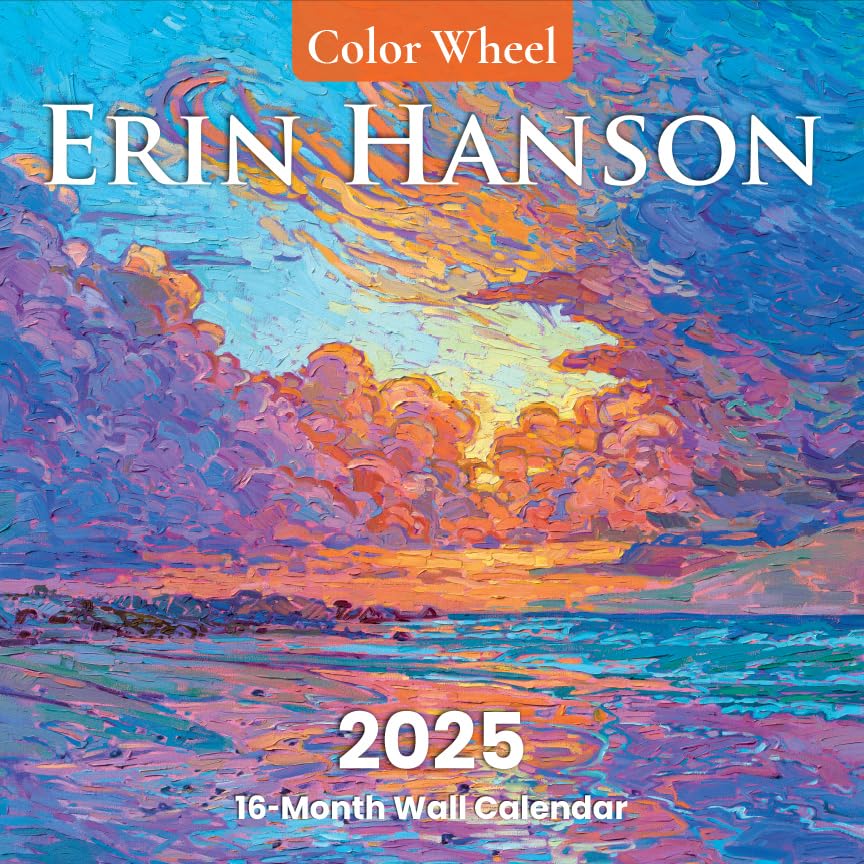 2025 Erin Hanson Calendar Bundle Landscapes Fine Art | Large Wall Calendar with Vibrant Impressionism Bundle Paintings | Monthly Calendar for Office 12 x 24” Thick Paper | Art by Erin Hanson