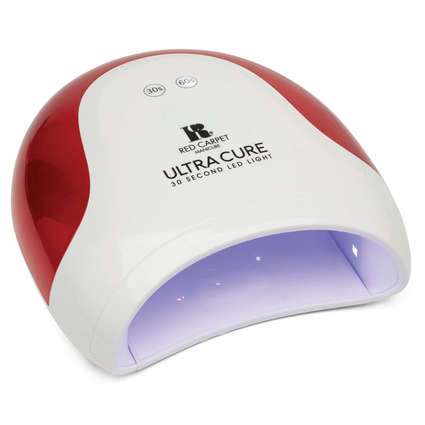 RC Red Carpet Manicure Ultra Cure 30 Salon LED Light - Fast Curing LED Gel Light for Nails, 30s Cure for All 5 Fingers or Toes, Acetone Resistant, Pedicure-Friendly, Professional Quality Nail Lamp.