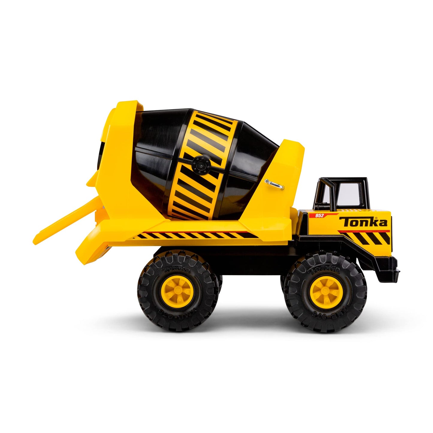 Tonka Steel Classics Mighty Cement Mixer - Made with Steel & Sturdy Plastic, Yellow Toy Construction Truck, Boys and Girls, Kids, Toddlers, Ages 3+
