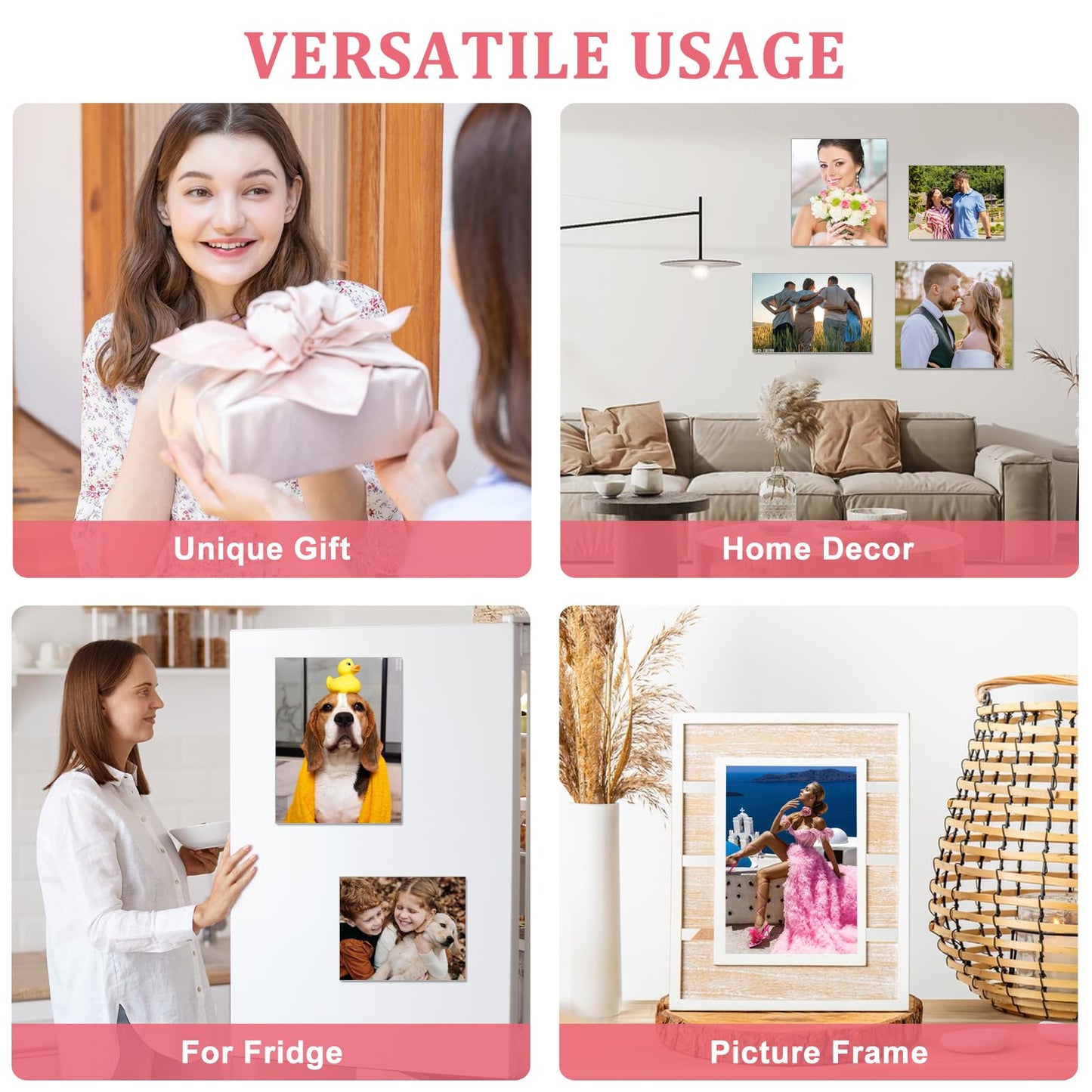 20 Pcs Metal Sublimation Photo Blanks 11x14 Inch - 0.45mm Thick Aluminum for DIY Sign, Wall Poster Frame, Crafts, Gift, Home Decor