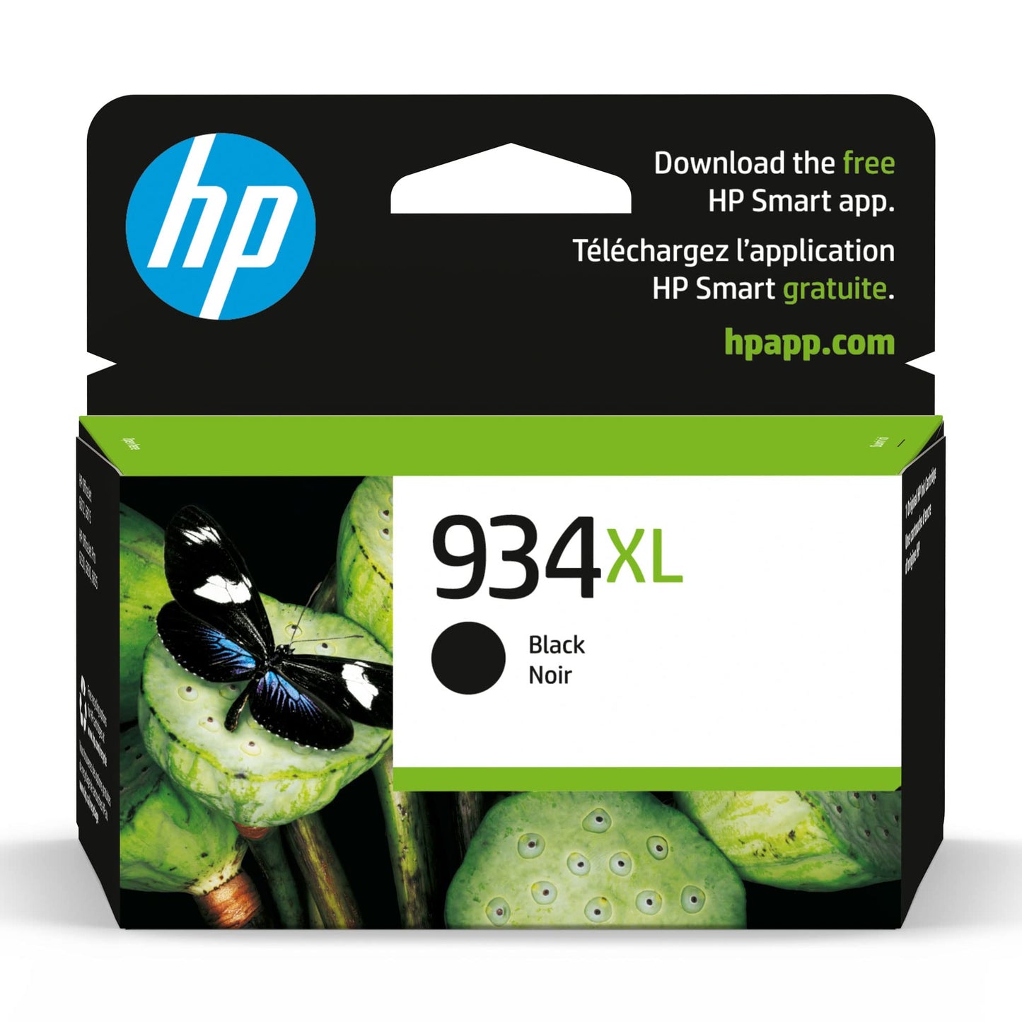 HP 934XL Black High-Yield Ink Cartridge | Works OfficeJet 6810; OfficeJet Pro 6230, 6830 Series | C2P23AN