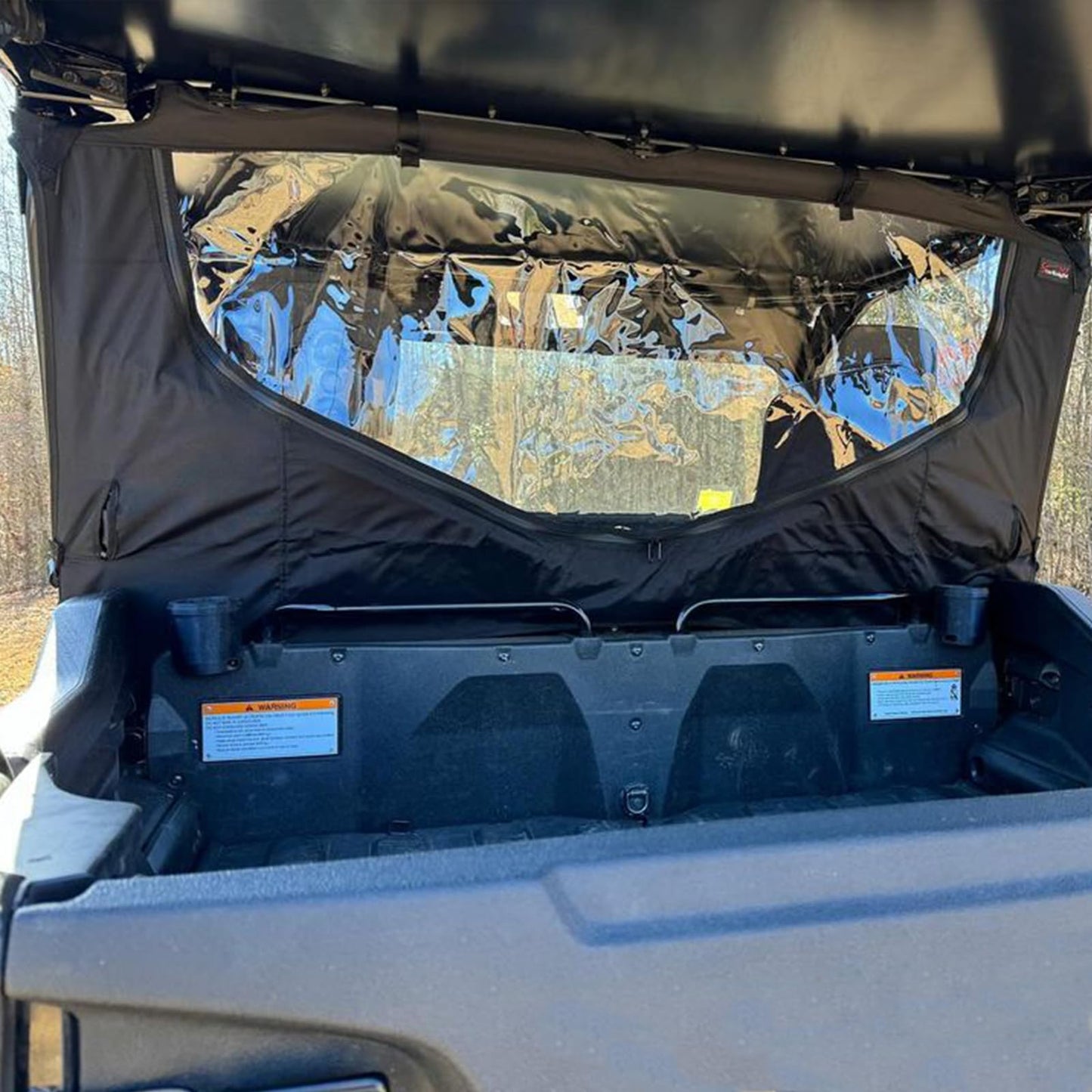 StarknightMT Pioneer 1000-5 Rear Window - Waterproof UTV Mid Panel With Zipper Compatible With Pioneer 1000-5 2016-2025 0SR95-HL4-211A Pioneer 1000 5 Accessories
