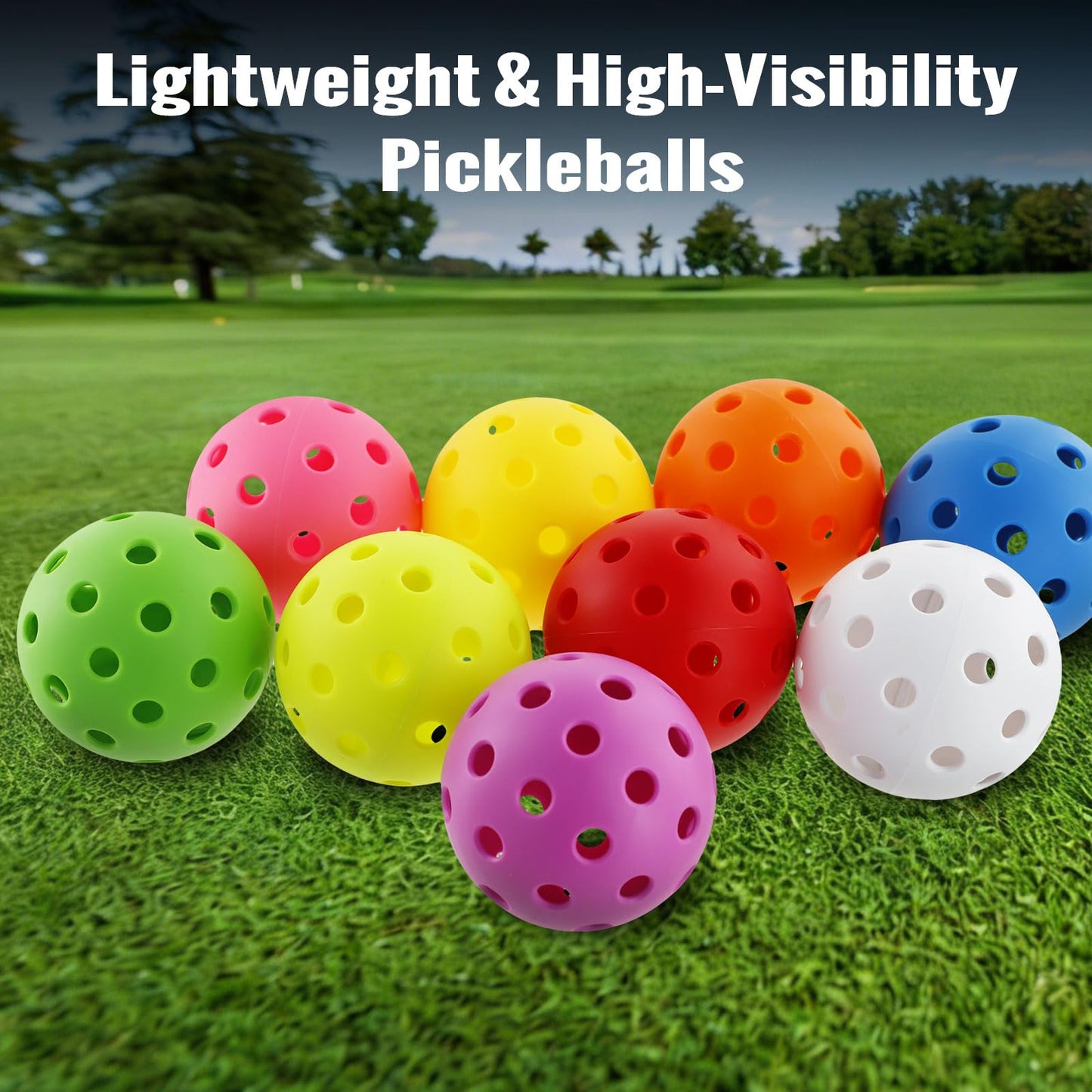 Roykaw Backyard Golf Game, 9 Holes Bucket Game with Balls, Battle Golf Game for Outdoor Beach Park & Indoor, Golf Yard Game Set for Fun, Fits Family & Friend Party (No Golf Club)
