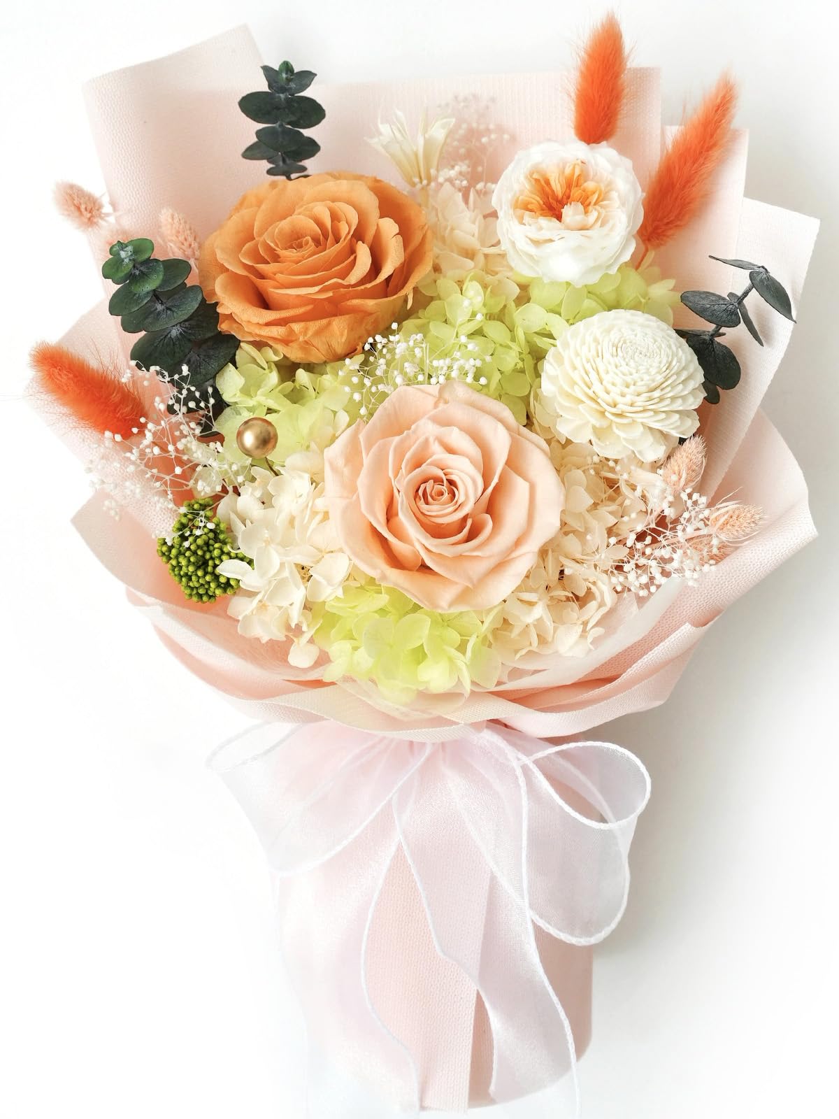 ZMRU Preserved Flower Bouquet, Fresh Flowers for Delivery Prime, Mothers Day Gifts for Mom, Flowers Fresh Bouquet,Birthday for Women, Mom, Grandma, Valentine's Gift, Decor, Graduation Surprise