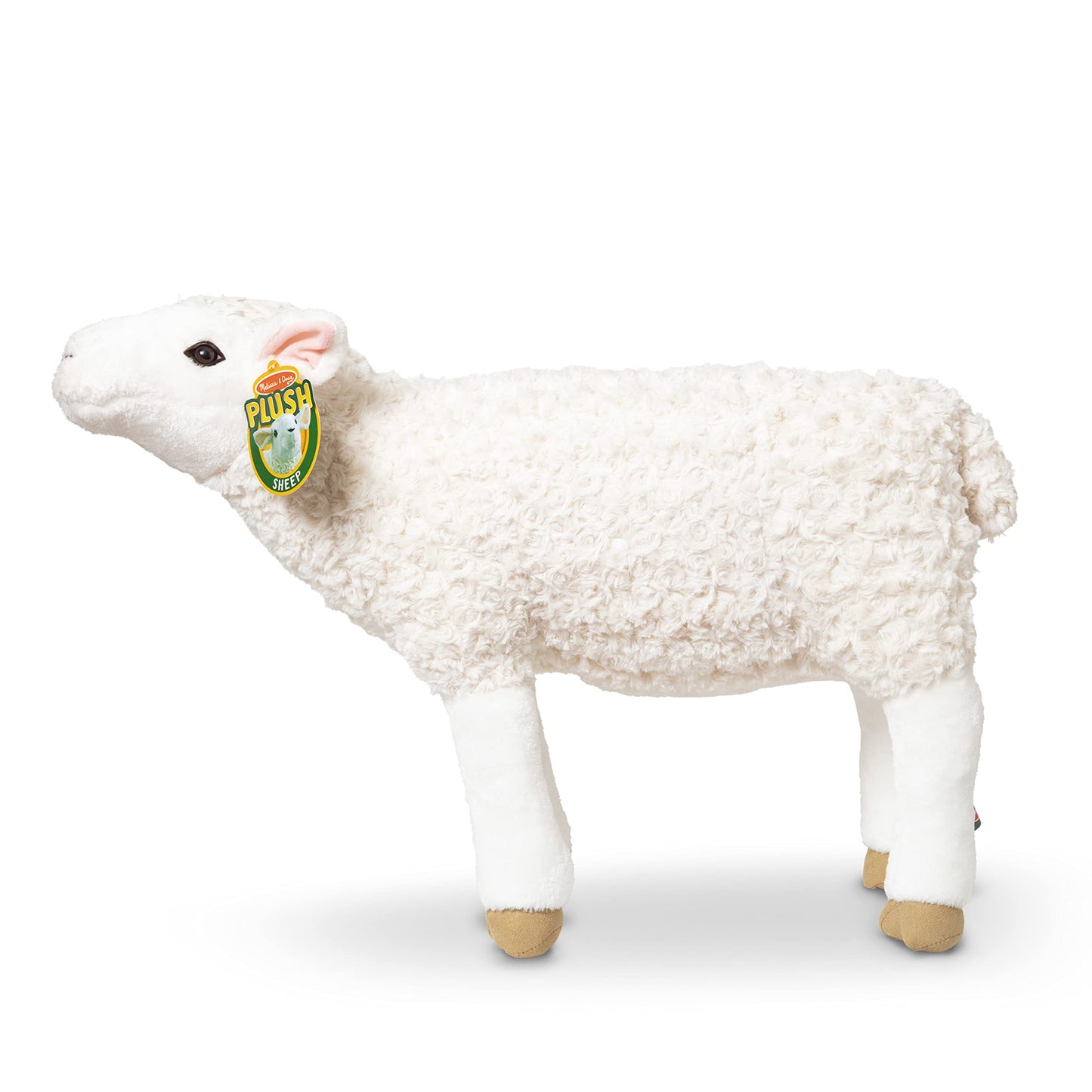 Melissa & Doug Giant Sheep - Lifelike Stuffed Animal (Nearly 2 feet Tall) Extra Large Stuffed Animals, Plush Animal Sheep for Ages 3+